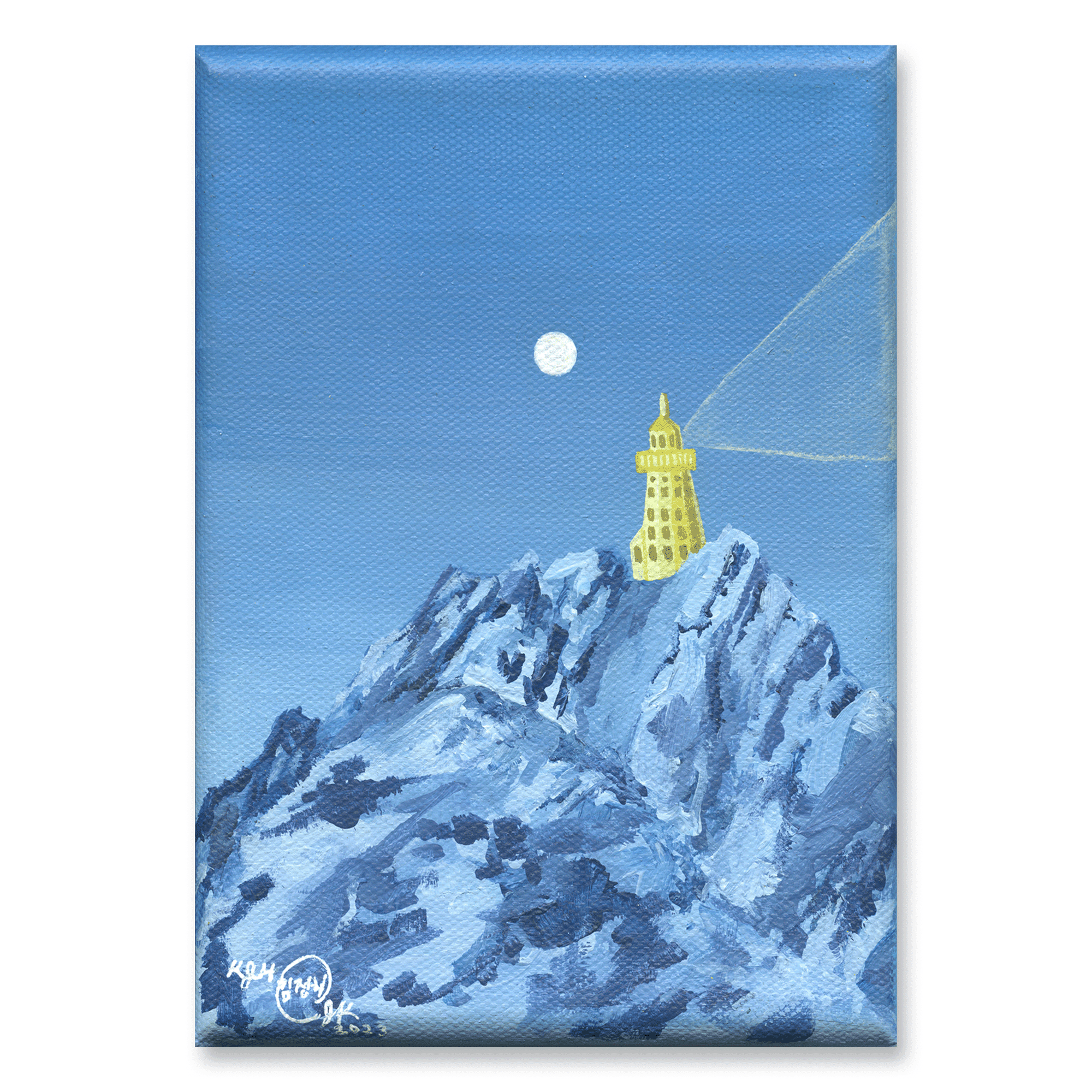 The Lookout | 5" x 7" x .75" Original Artwork | Acrylic on Canvas