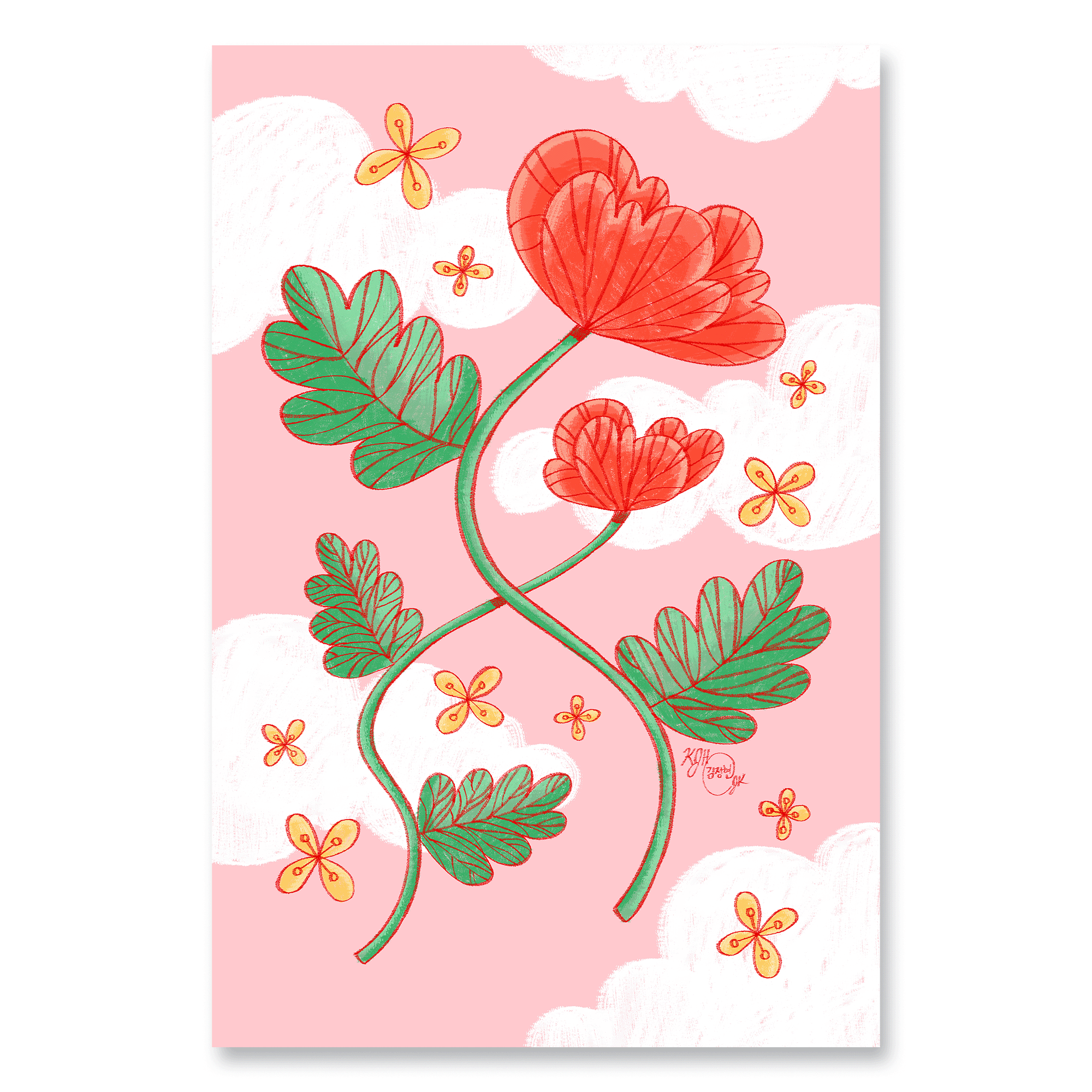 Dreamy Spring Flowers | Art Print