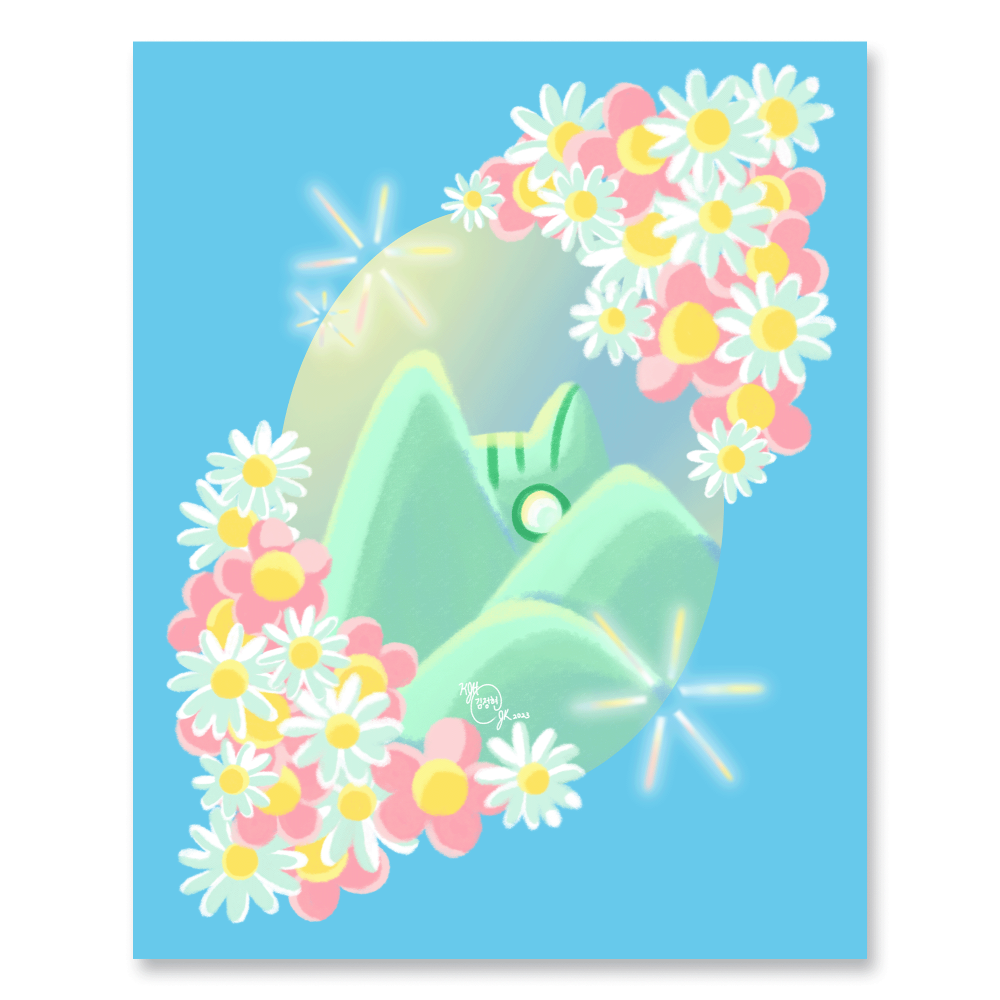 Cat Mountain's Spring | Art Print