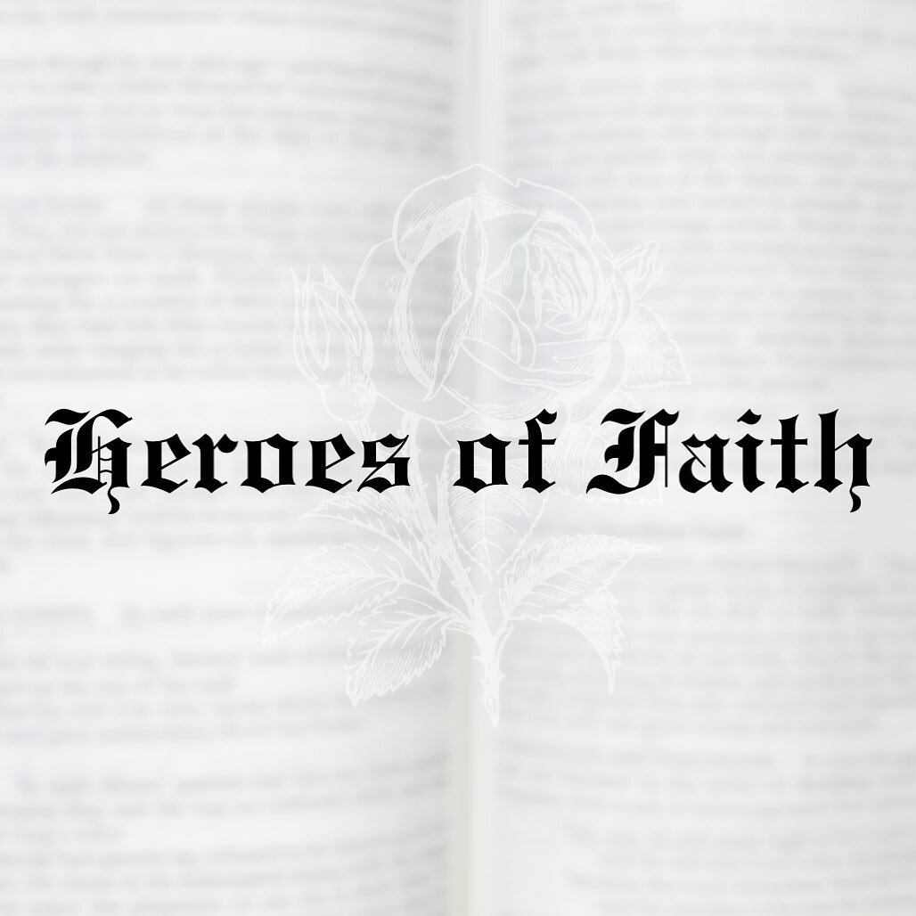 &ldquo;Heroes of Faith&rdquo; series starts today! Services are at 9:30 am and 11 am. Come praise the Lord this Sunday🙏🏼