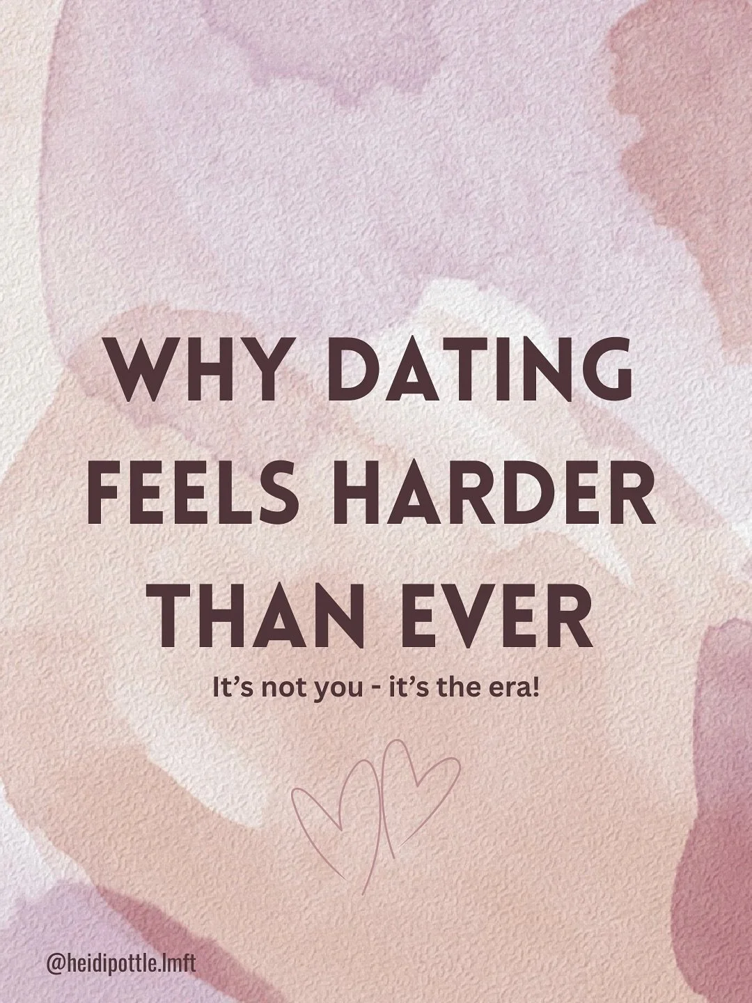 Why does dating feel so hard right now?

According to Harvard-trained behavioral scientist and dating coach Logan Ury, it&rsquo;s not just you &mdash; modern dating really is harder than ever before.

Here&rsquo;s why:

1️⃣ We shape our own identitie