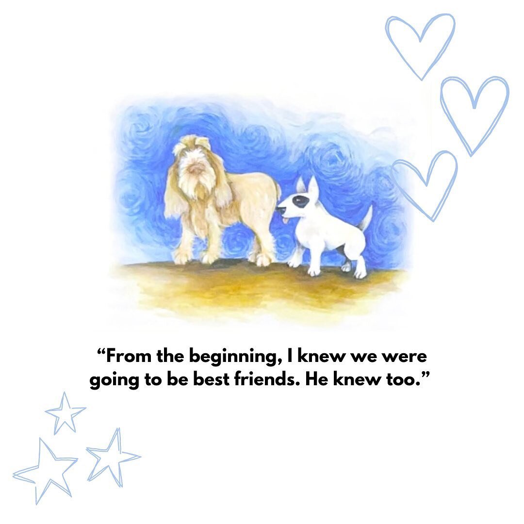 We all have a best friend, a once in a lifetime connection! Either a person or a pet, sometimes both! Maddie is my special companion, who is yours? ❤️ #newbook #bookstagram #bookcommunity #bookclub #maddiethespinone #childrensbook #writersofinstagram