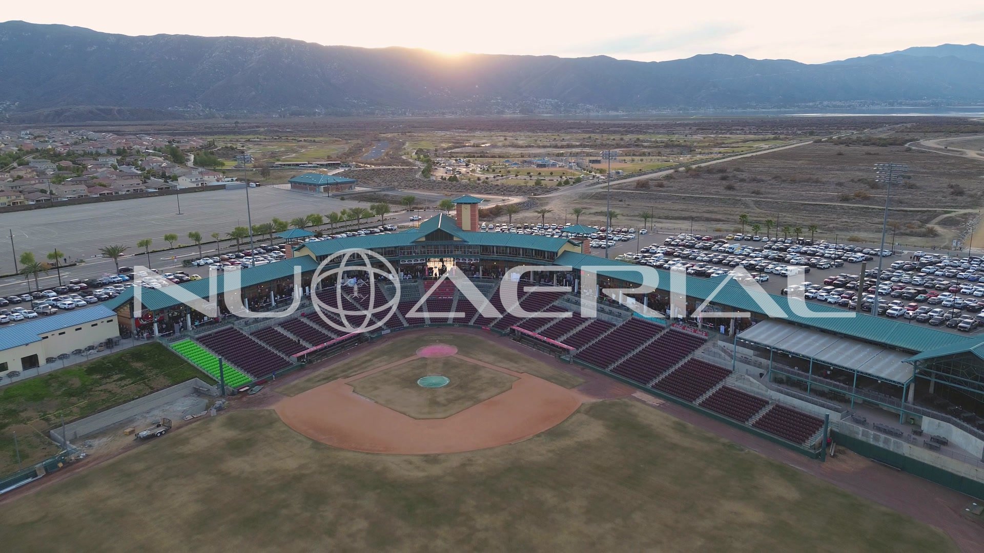 Storm Stadium Mega Mixer Sunset Photo