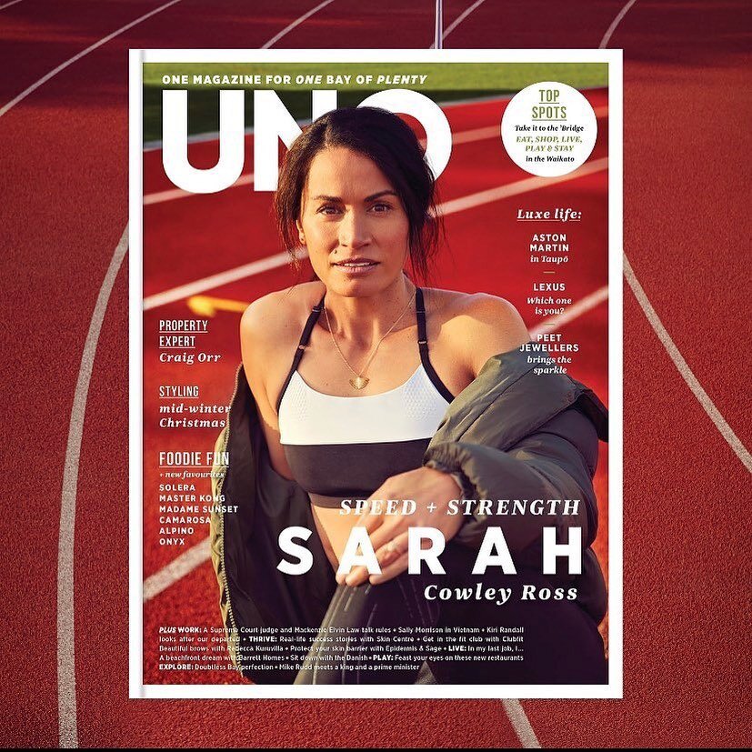 Winter Issue @unomagnz 

📸 @graememurraynz 🙌
Hair + makeup🙏@desireeostermanmakeup 
Wardrobe❤️ @asicsnz @sisterssnaps 

I spoke at an event with @jennyjanerudd the owner and editor of @unomagnz in March. I was captivated by her energy and zest&hell