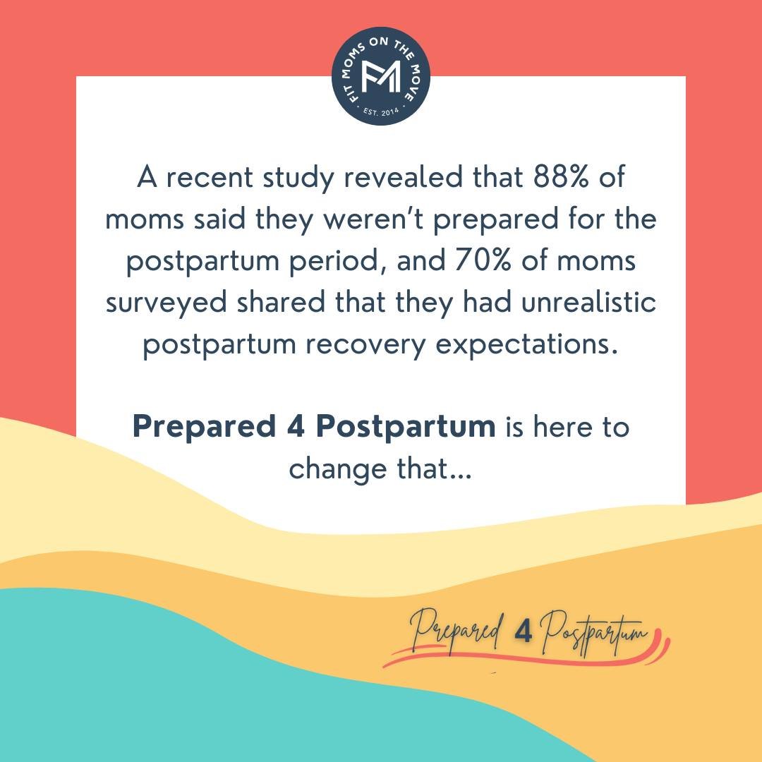 ✨Are you prepared for what&rsquo;s to come after birth?✨
https://www.fitmomsonthemove.com/p4p

🙋&zwj;♀️ In-Person Classes 👩&zwj;💻 Virtual Classes 💻 Self-Paced Course

👉 PSA 👈 Preparing for your postpartum recovery isn&rsquo;t just about getting