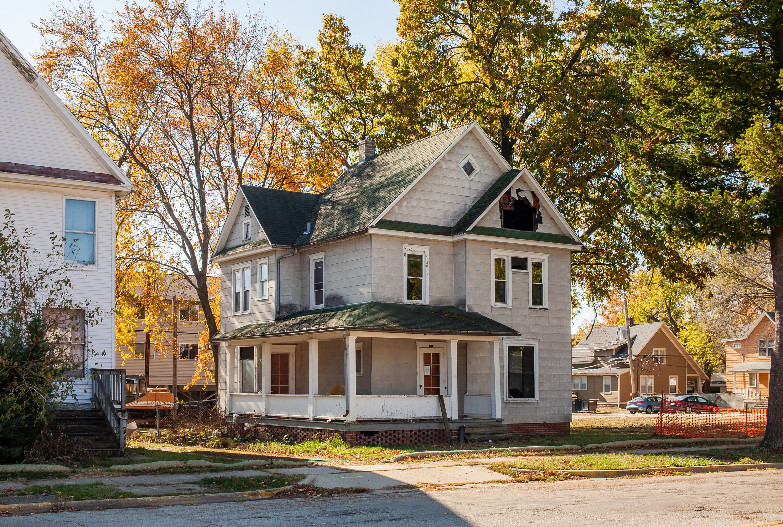 On the edge of Campustown - Urbana, IL (USA) - October 30, 2020