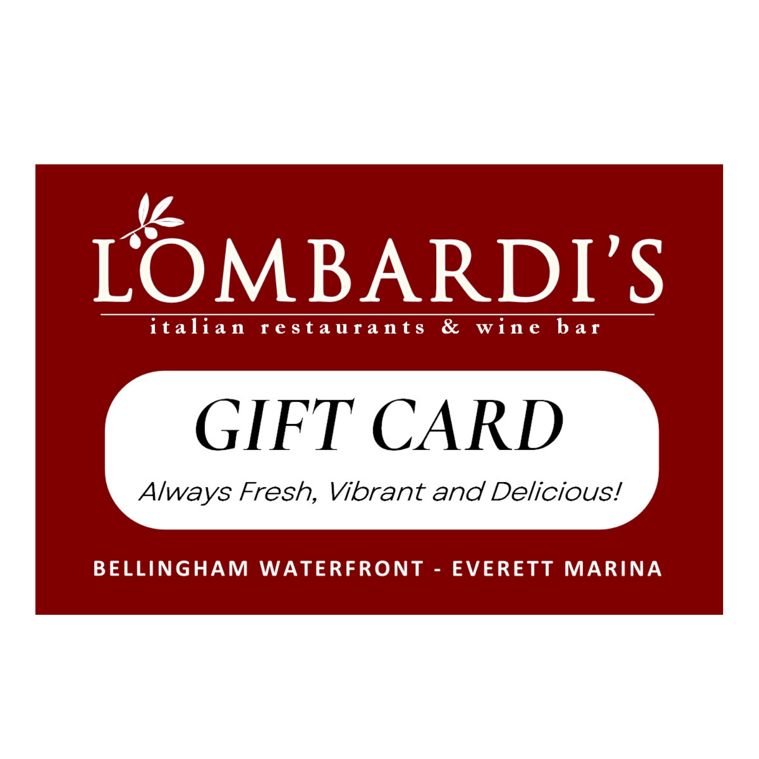 Lombardi's Physical Gift Card