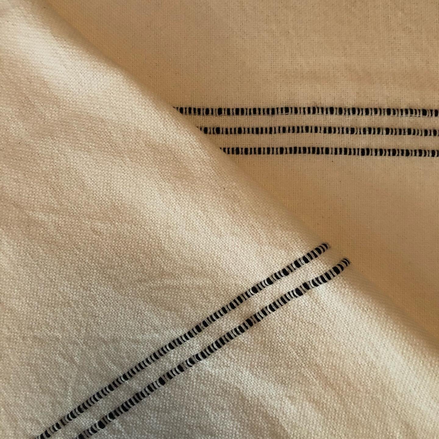 This beautiful offset stripe coverlet - Handloomed on traditional wooden looms in Kerala, India, in a fair trade certified environment and then cut and sewn to beautiful effect. Honored to have it grace the studio of Carnegie Hill Massage

Courtesy o