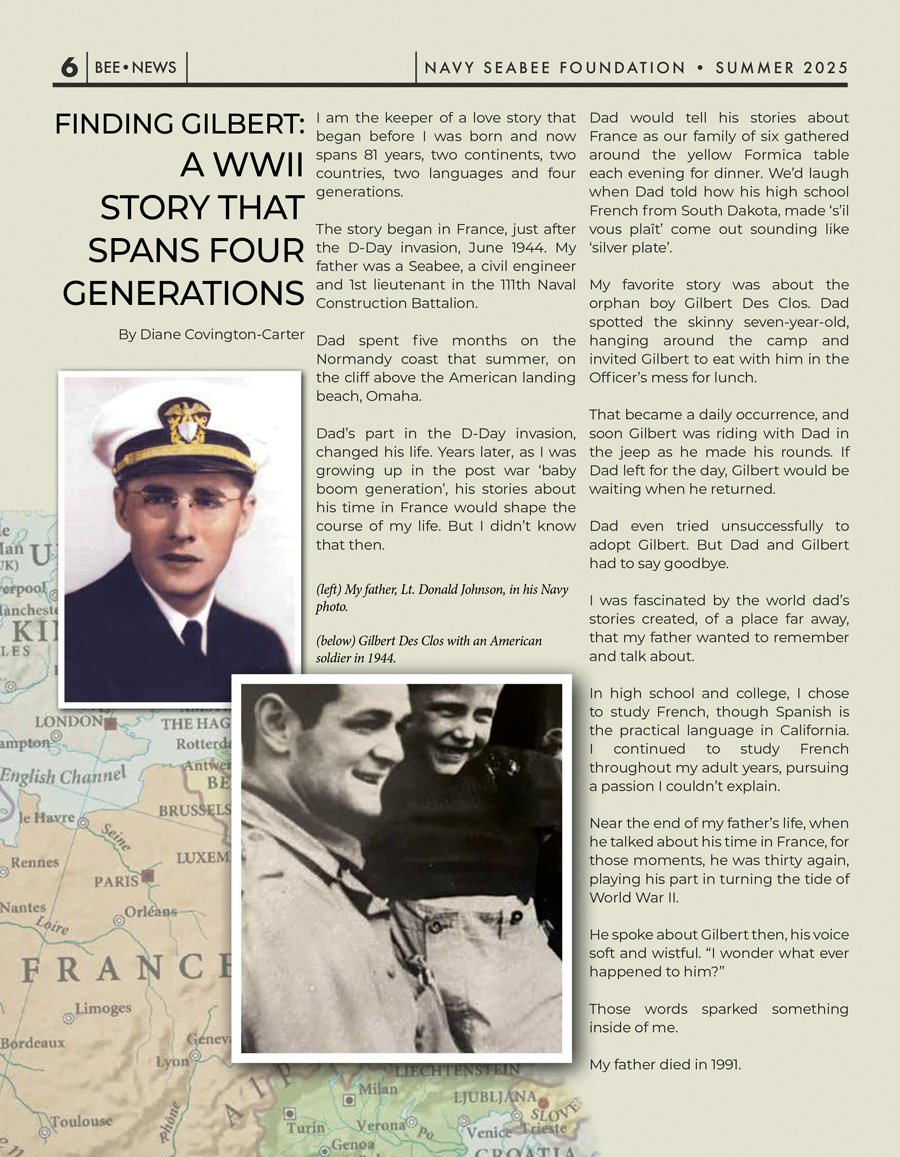 Finding Gilbert: A WWII D-Day story that spans four generations.