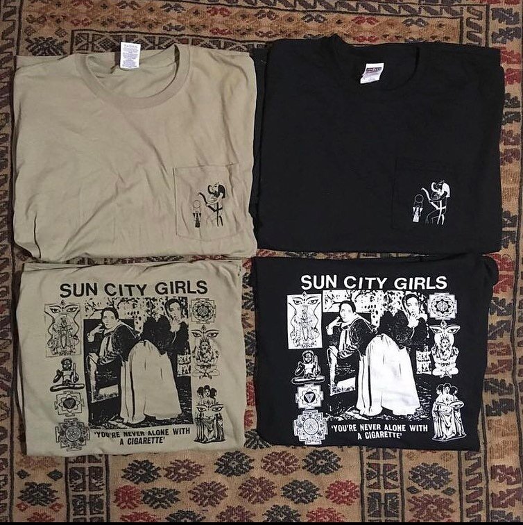 Dusting off some 5+ year old film to re-print this run of Sun City Girls shirts. All interested parties contact slick Willy Schmiechen @whitedreads . They're $30 and S-XL.  This is a pre-order!
