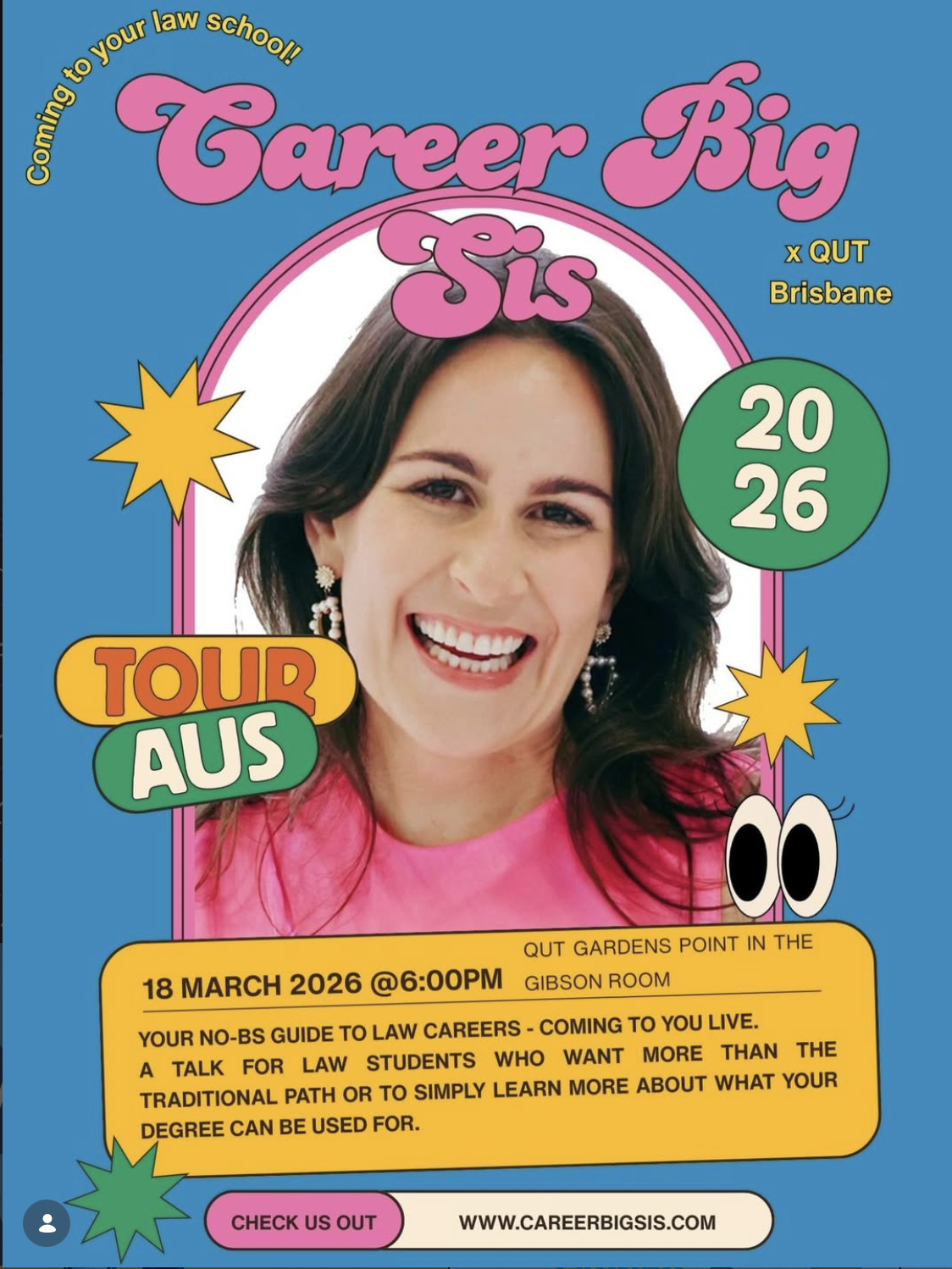 QUT x Career Big Sis on Tour 2026