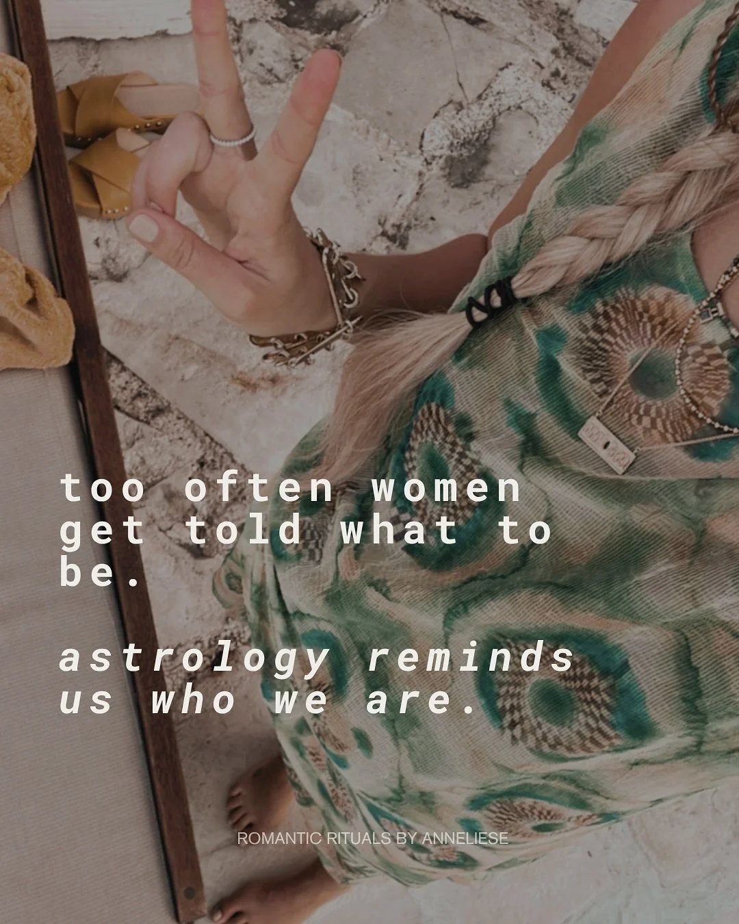 I&rsquo;ll shout this from the rooftops one day but: 

Women are multi-dimensional, mysterious, beautiful, mystical, lovely beings!

Astrology offers a framework to remember all those parts of us that got a bit too quiet. 

There are twelve astrologi