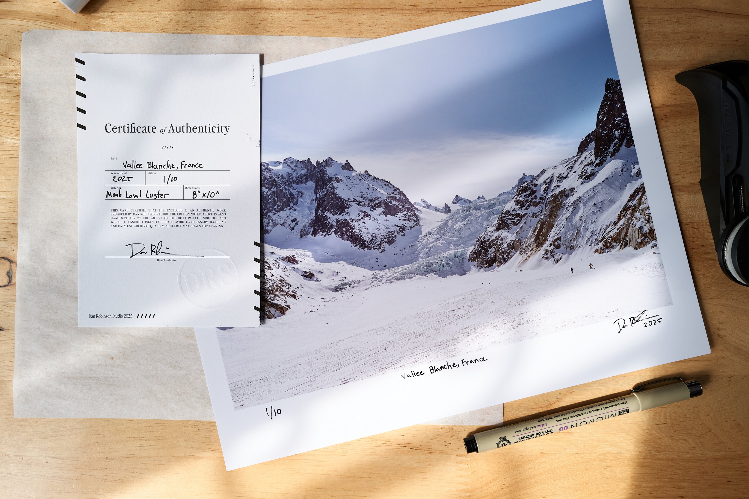 Vallee Blanche, France — edition of 10