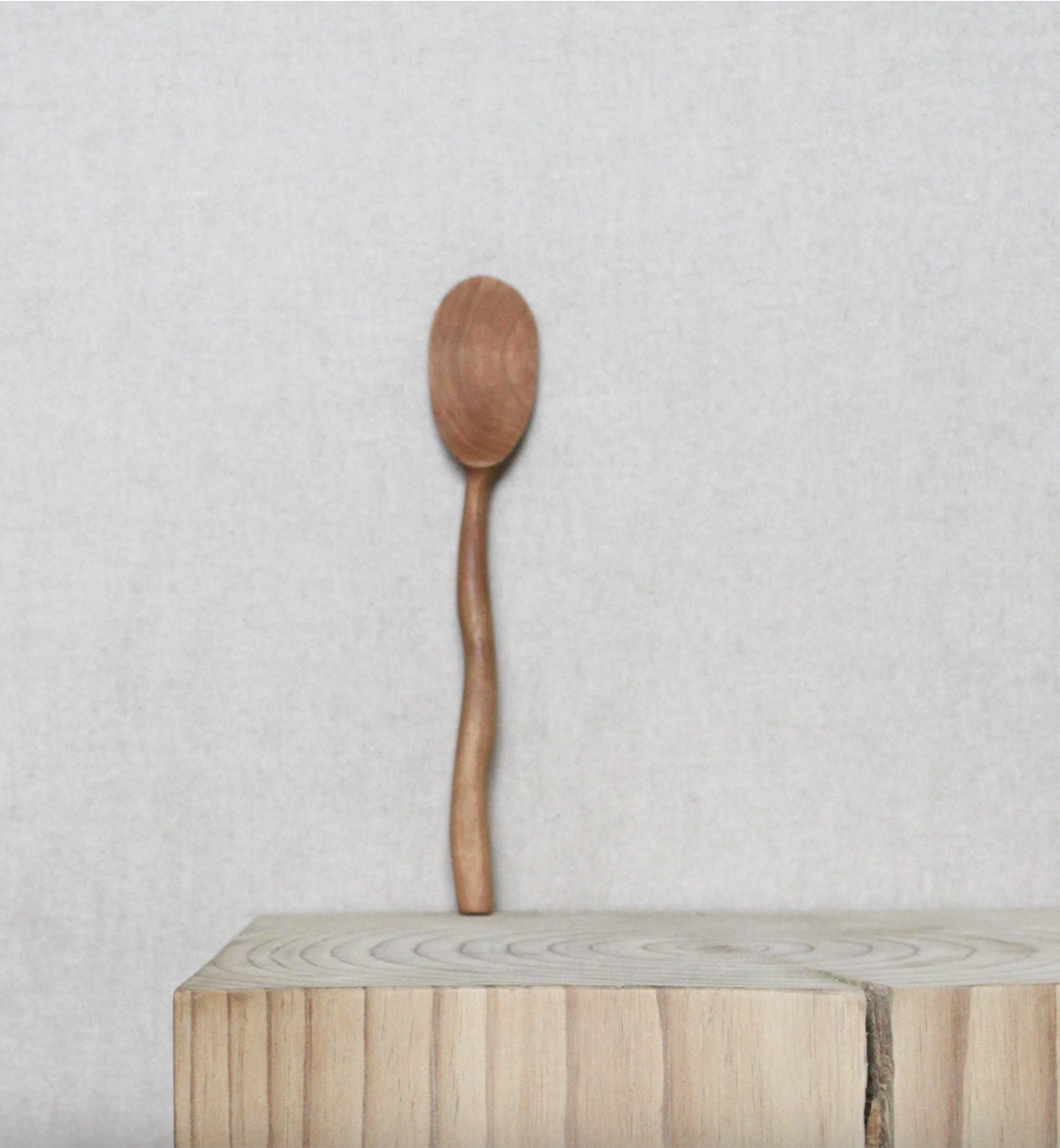 Wooden Squiggle Spatula, by Four Leaf Wood