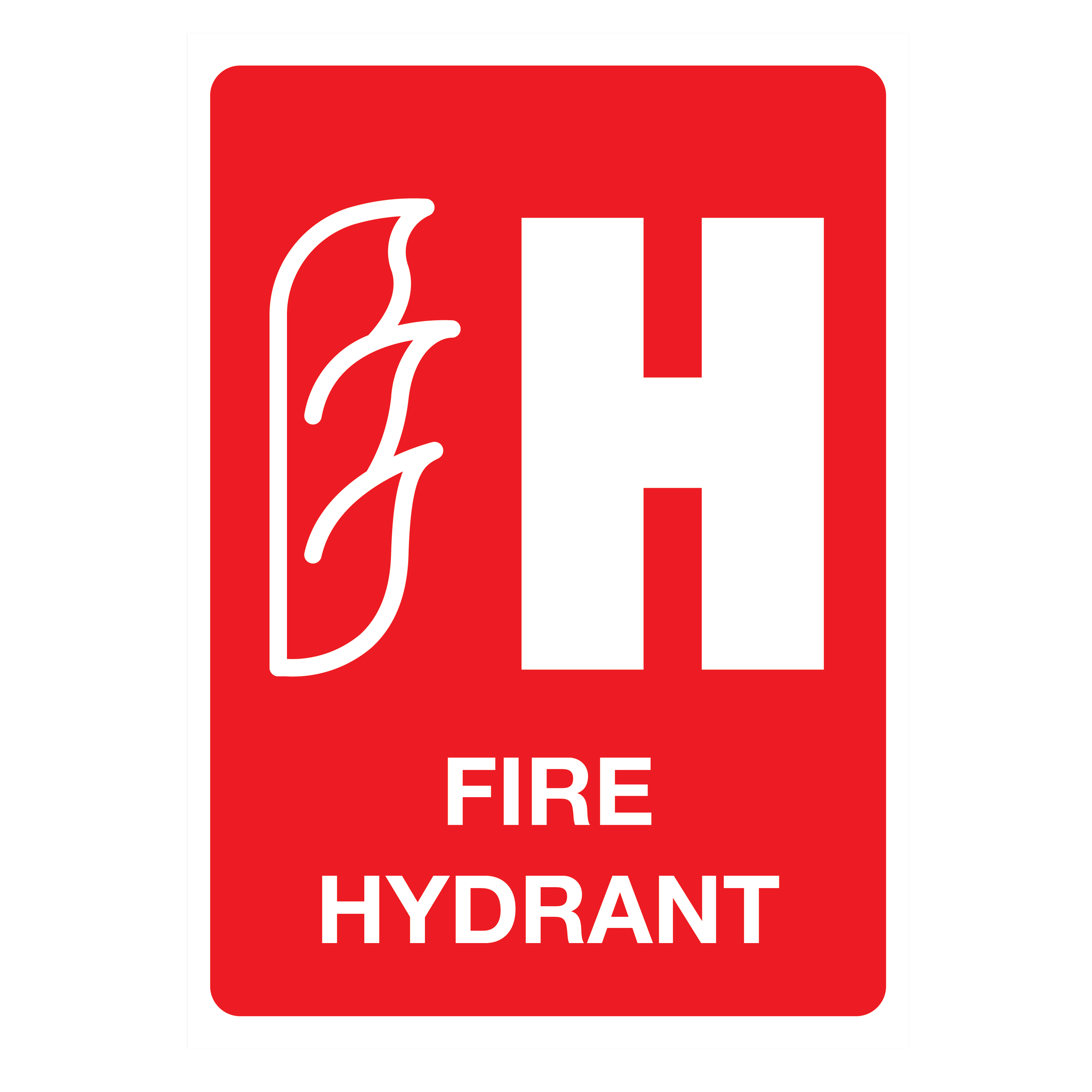 Fire Hydrant Sign