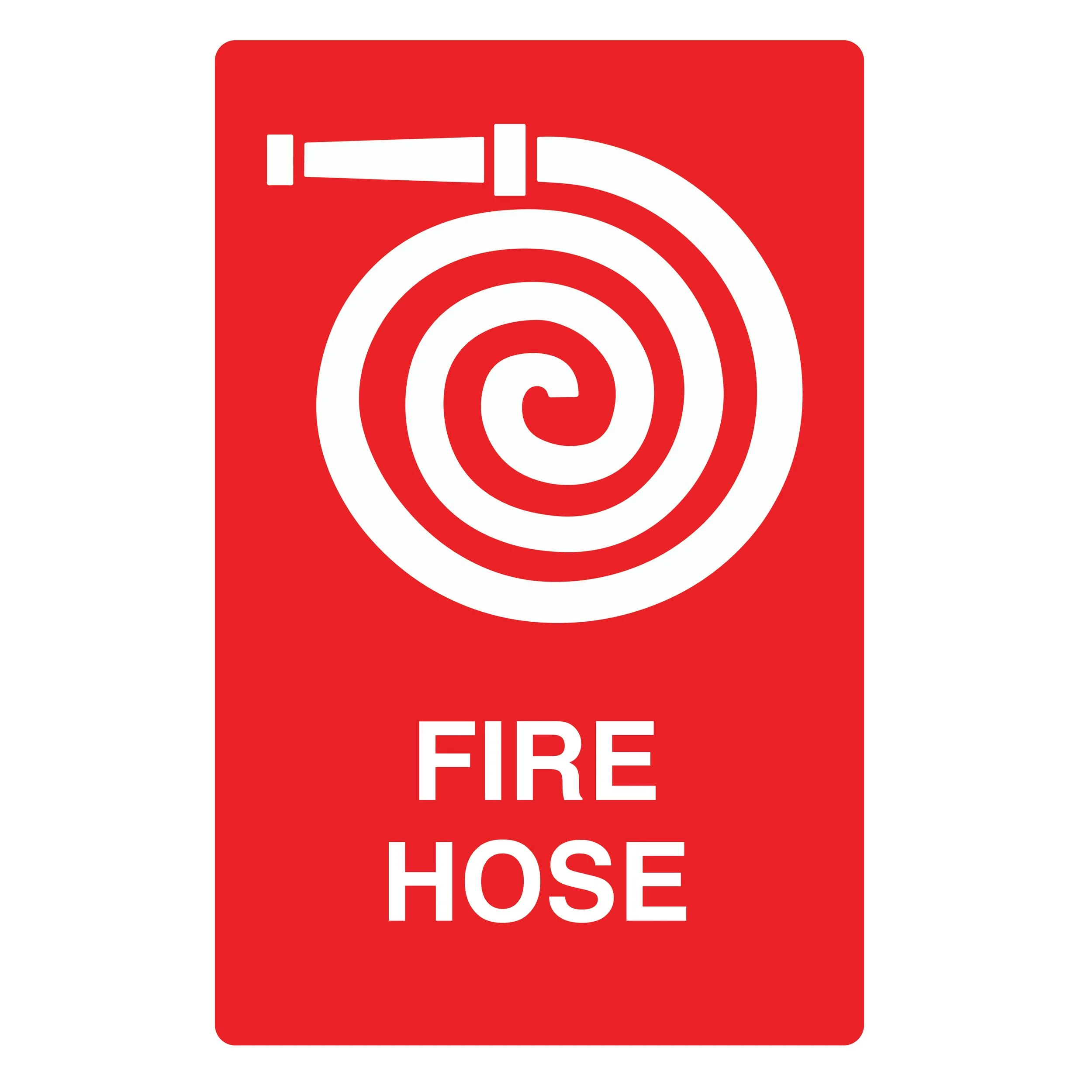 Fire Hose Sign