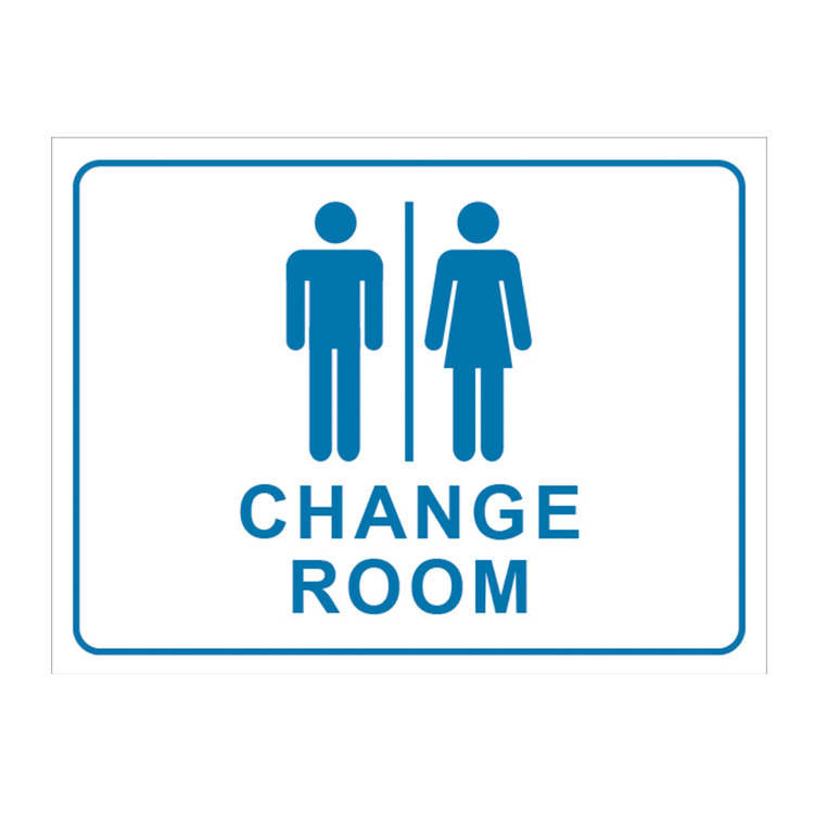 Urban Print | Safety Sign | Bathroom Sign | Male Changing Room Sign ...