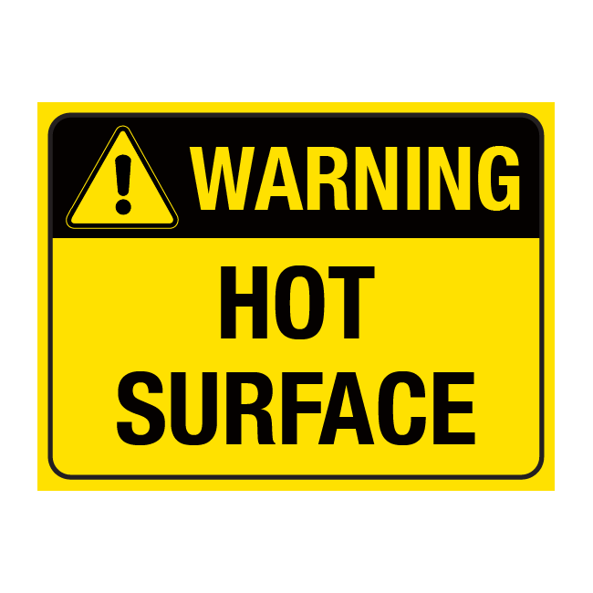 Hot Surface Signs