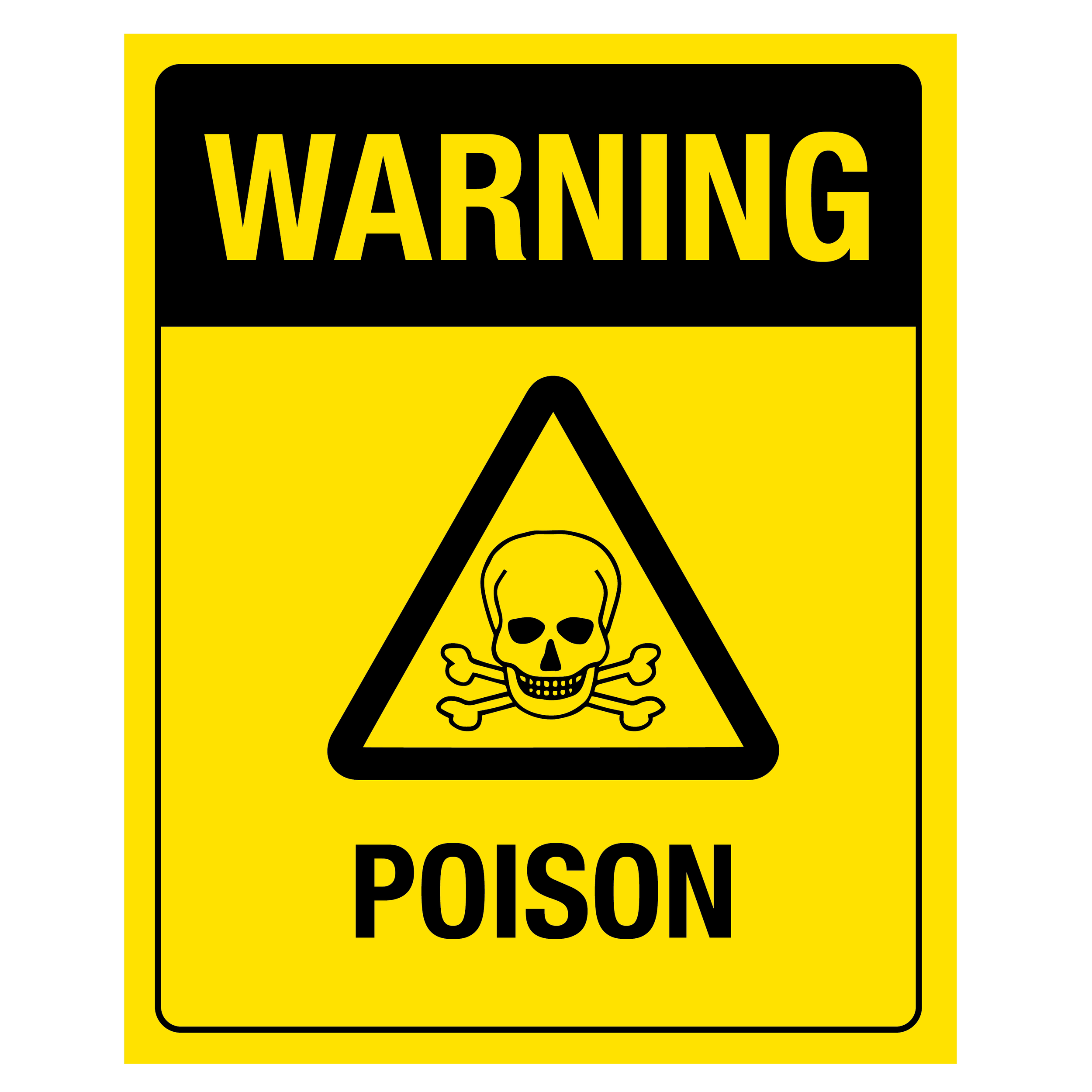 Warning Poison Sign