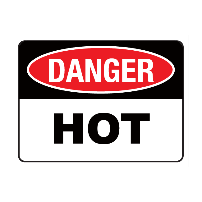 Danger Hot Work Sign
