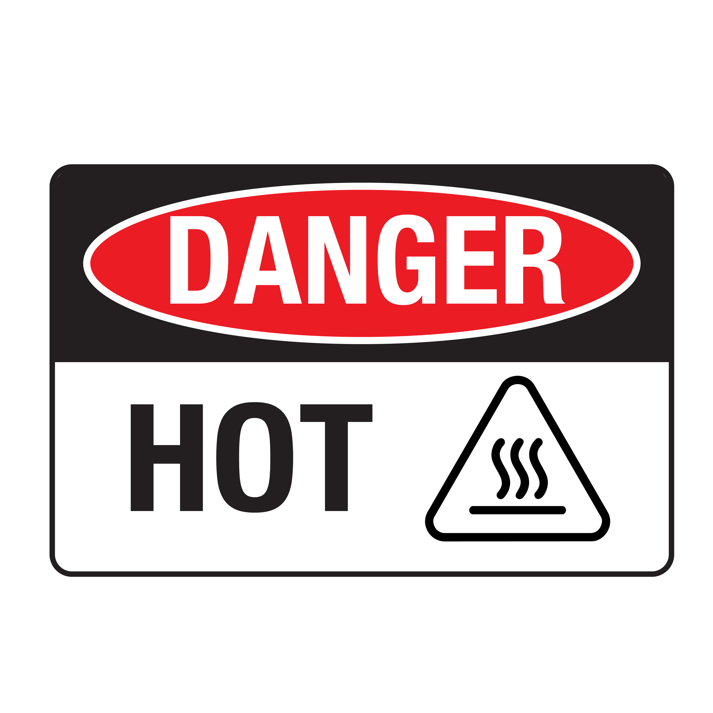 Urban Print Danger Hot Sign.png