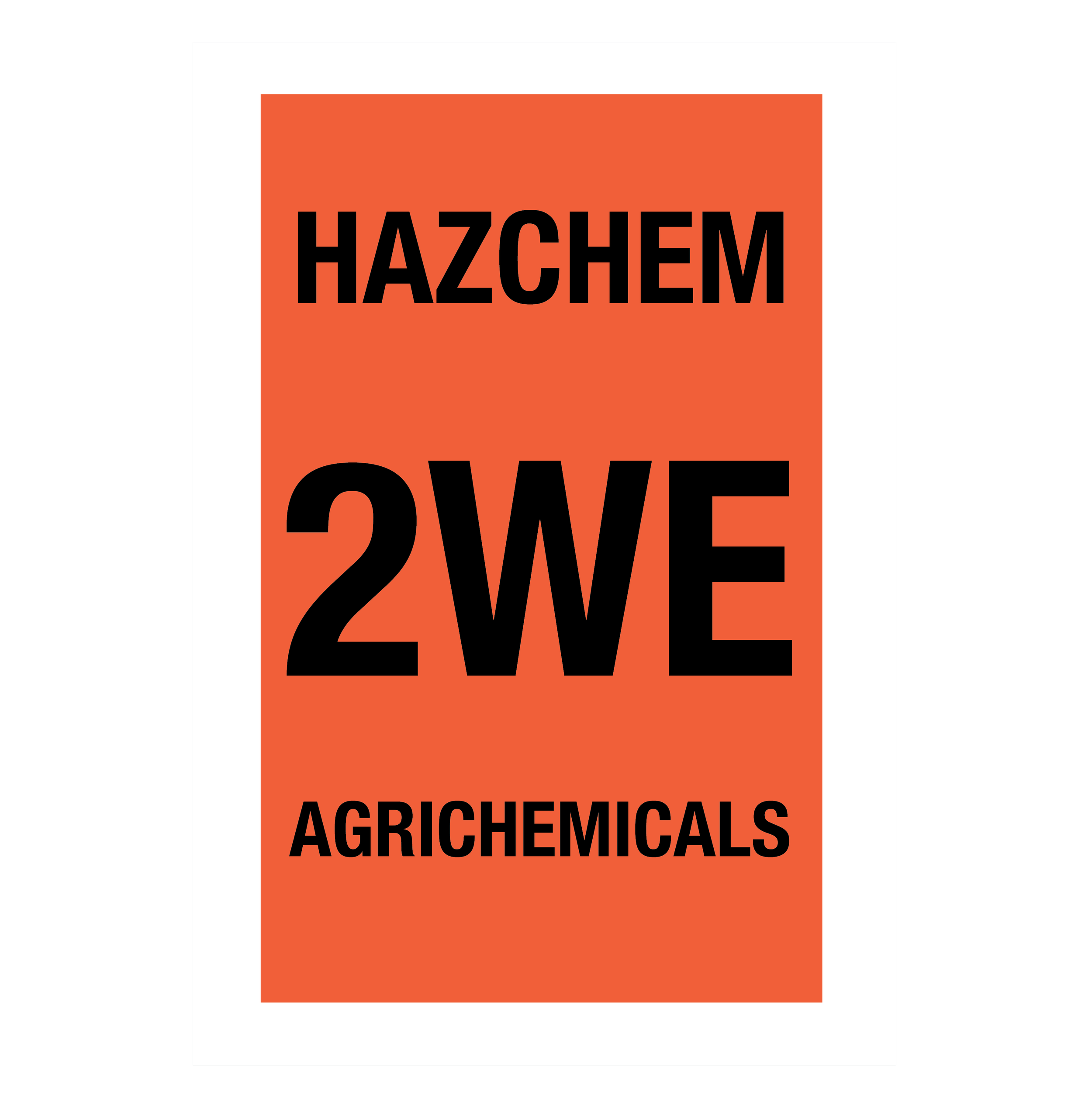 Hazchem Sign