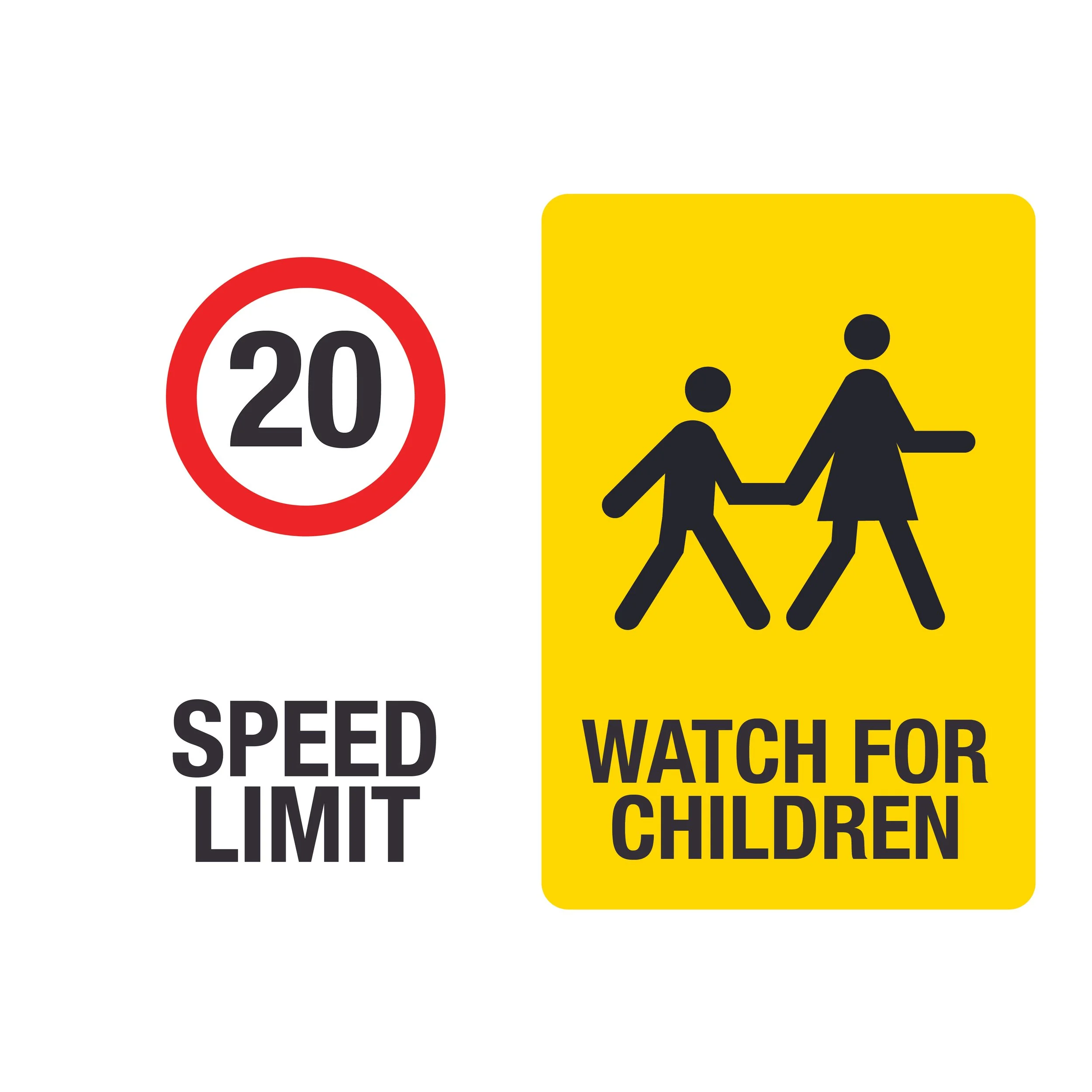 School Speed Limit Sign