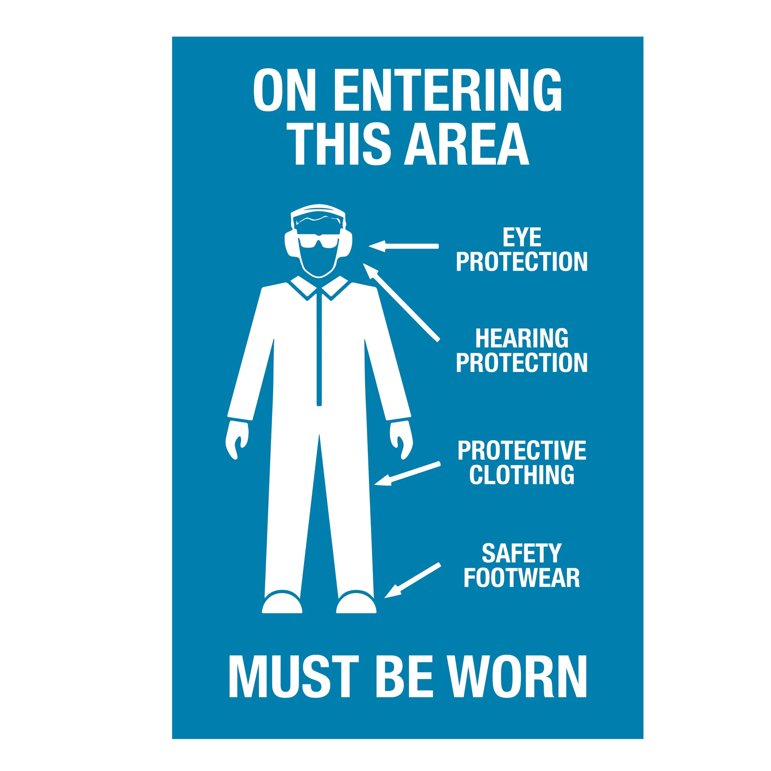 Safety Gear Required Sign