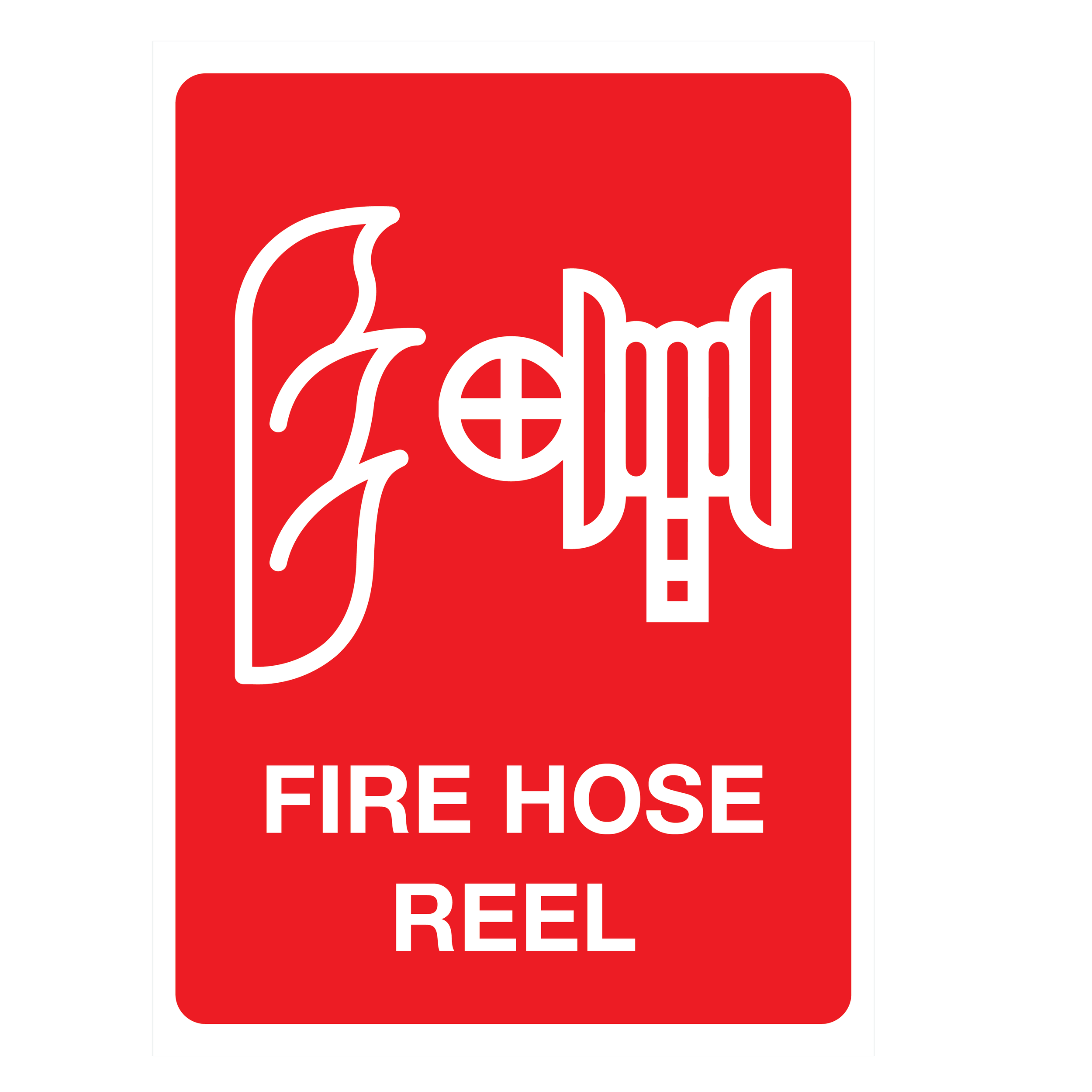 Fire Hose Reel Sign