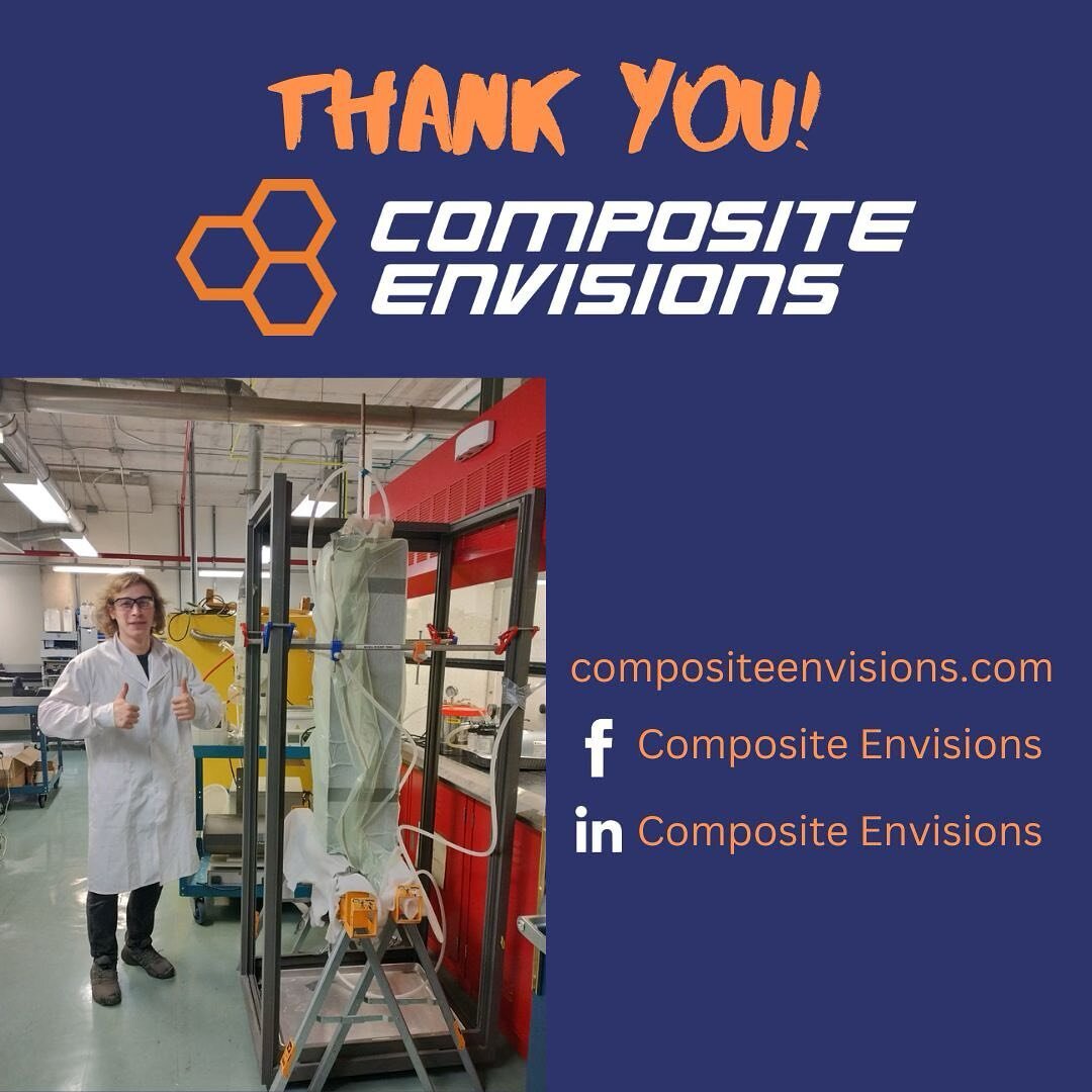 Over the past few years, the Aerostructures subteam has been manufacturing composites with resin infusion. High quality composite chemicals are vital to the integrity of the airframe. Composite Envisions has supplied us with resins and chemicals that