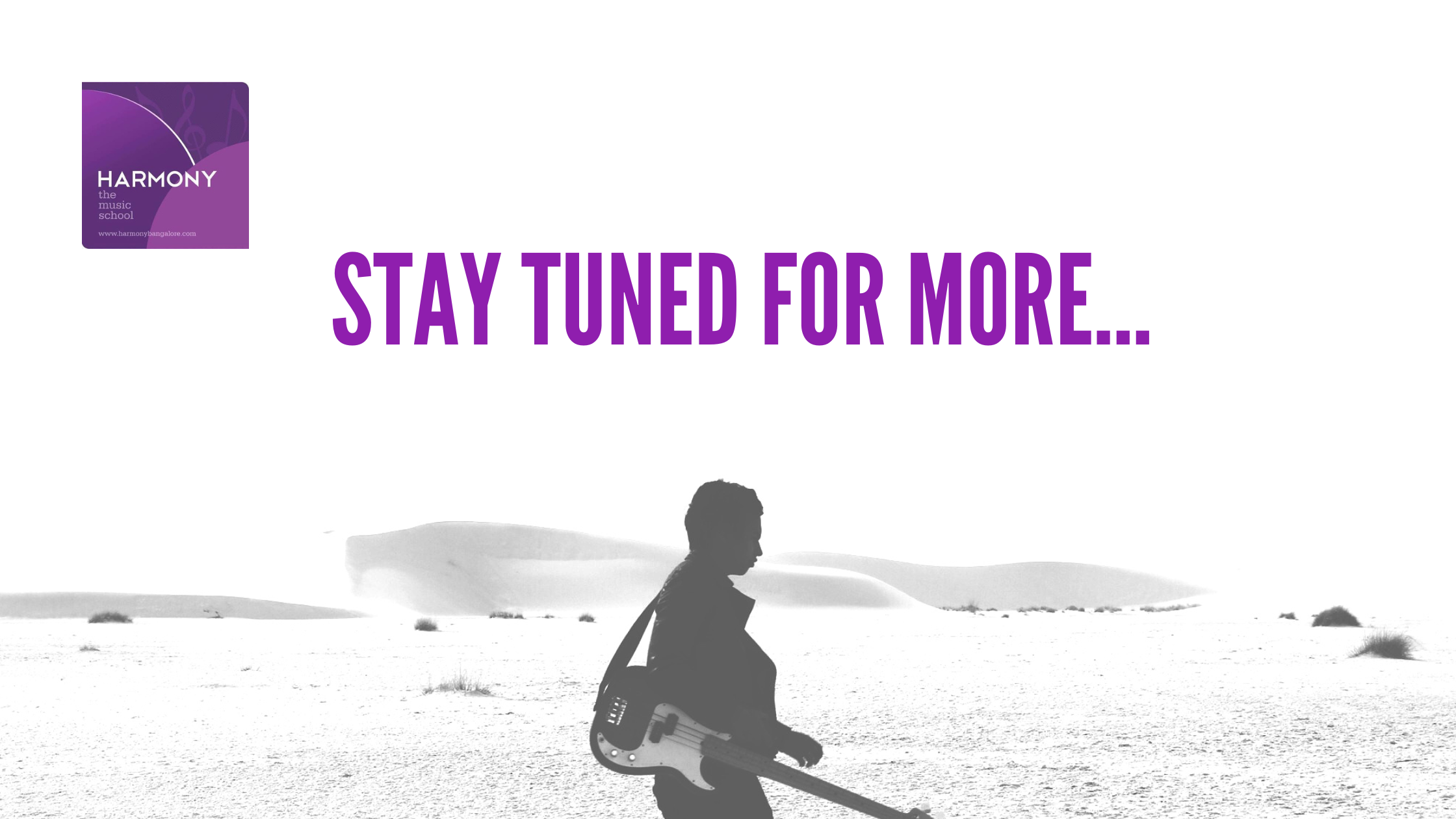 Follow us on Instagram: @theharmonychorus and @harmony_themusicschool, and Facebook: @Harmony - The Music School