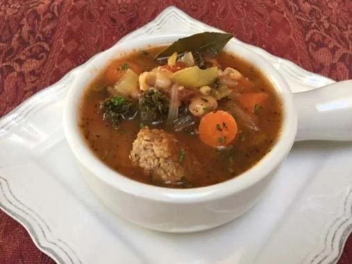 Tuscan Sausage & Bean Soup
