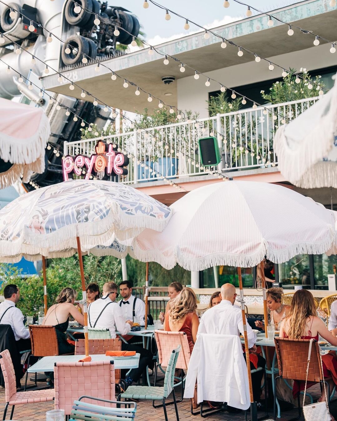 💘 Pro tip from wedding photo/video company @brazenhoneyfilms: &quot;Booking a private patio section or bar downtown will be more affordable and way more fun than an expensive restaurant on the strip.&quot;

Book your wedding or private event with us