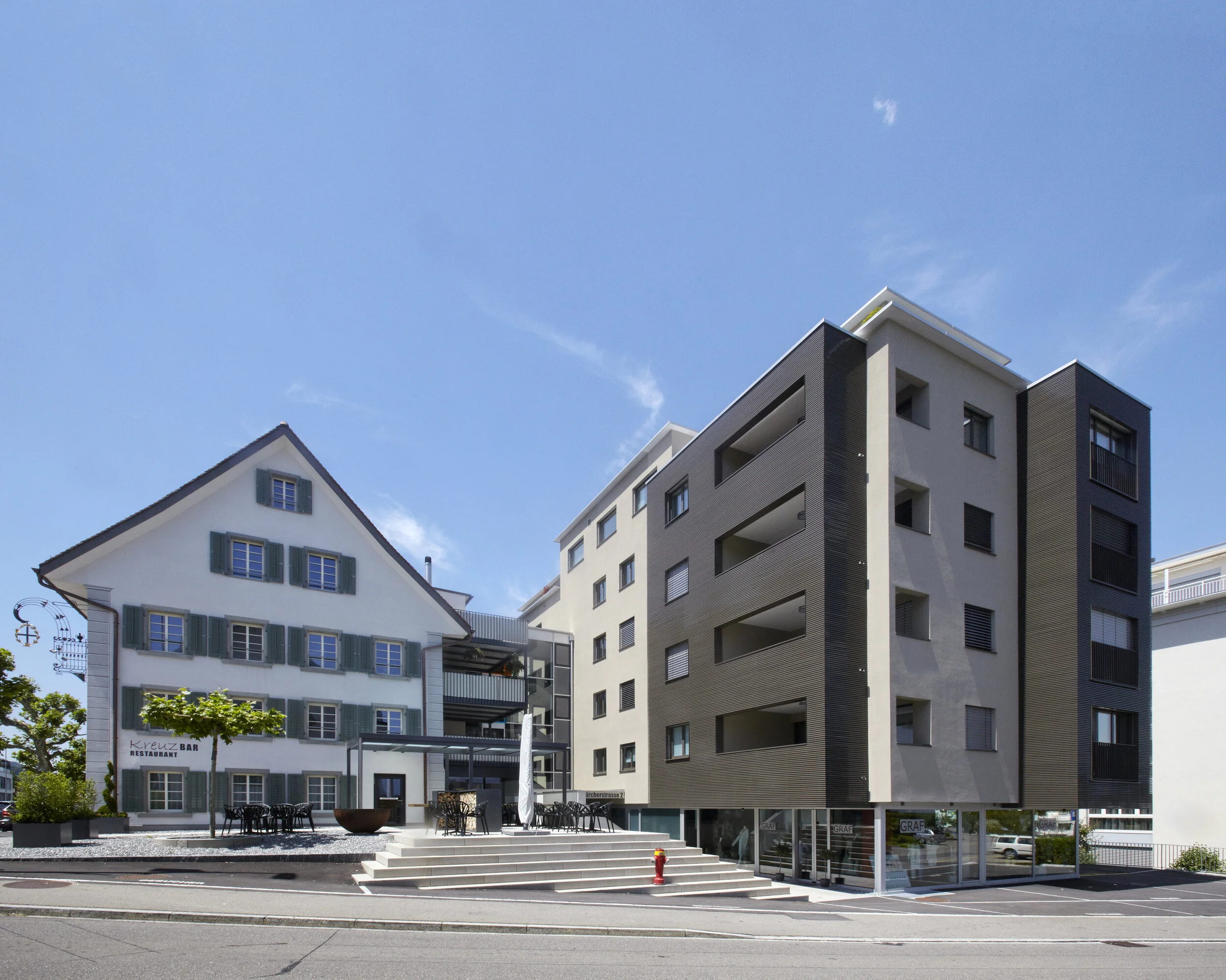 Mehrfamilienhaus «Kreuz», Altendorf