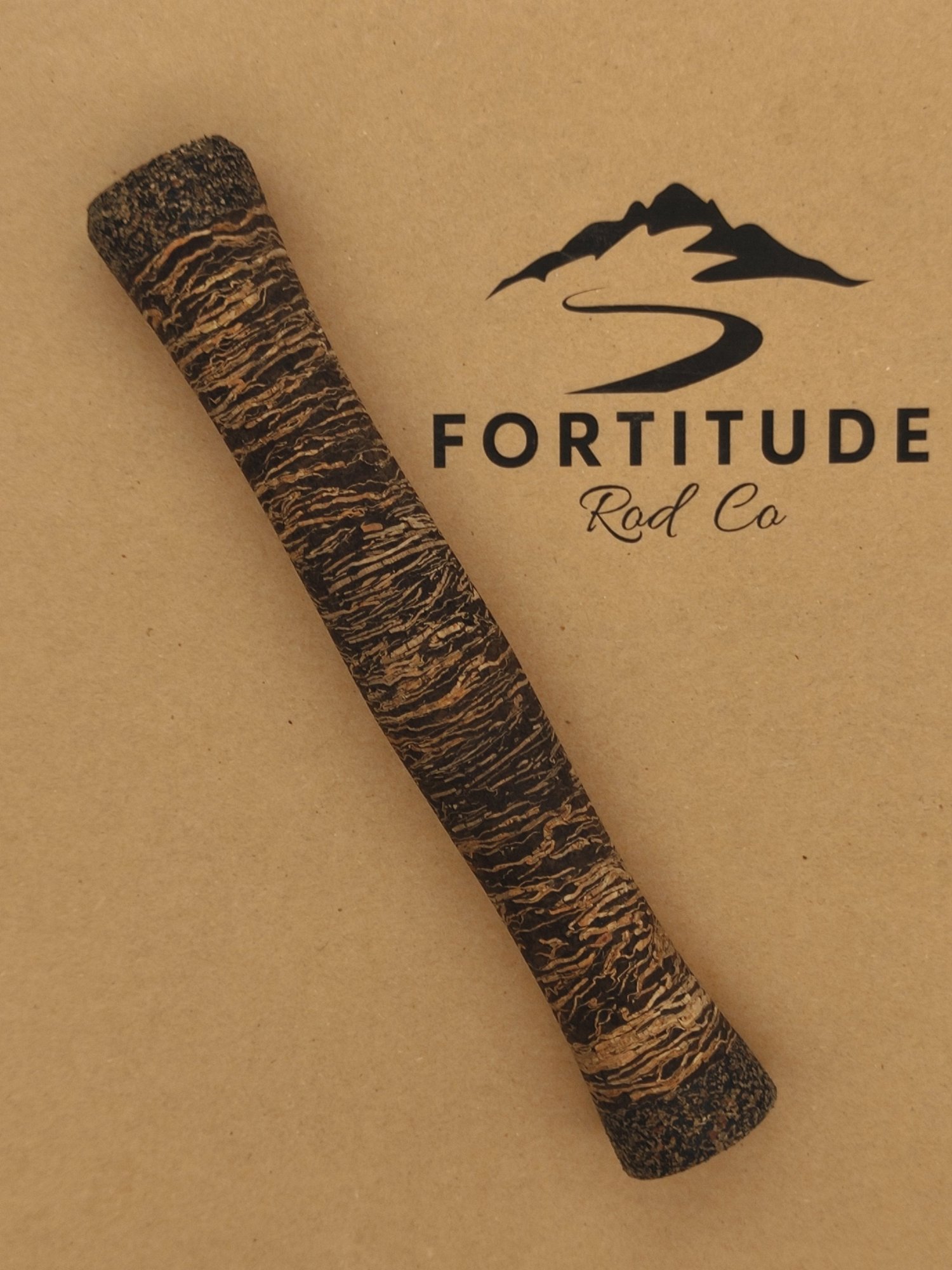 Custom Cork Burl Full Wells Grip — Fortitude Rod Co