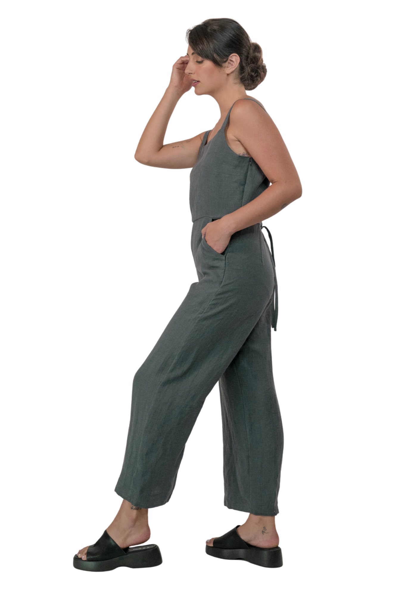 Morgan Jumpsuit - Khaki