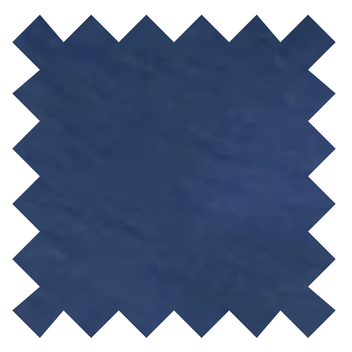 A close up of a merino wool jersey fabric in a blue, grey colour..