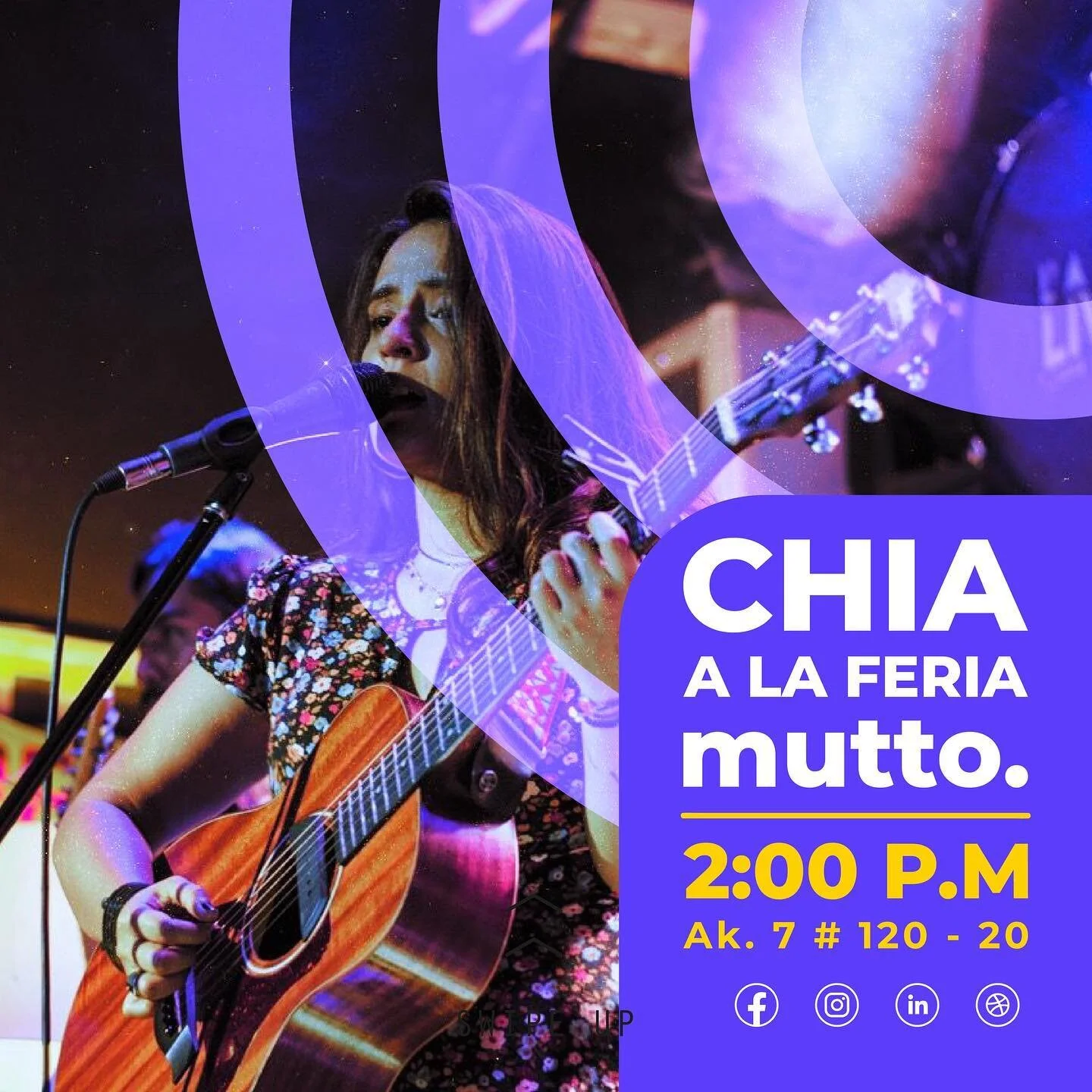 HOOOY a las 2:00 pm tendremos a Chia @chiaarroyo cantando en la plazoleta de @zula_bogota 

&iexcl;Te esperamos! 

#feriamutto #cantante #showdemusica #musicaenvivo
