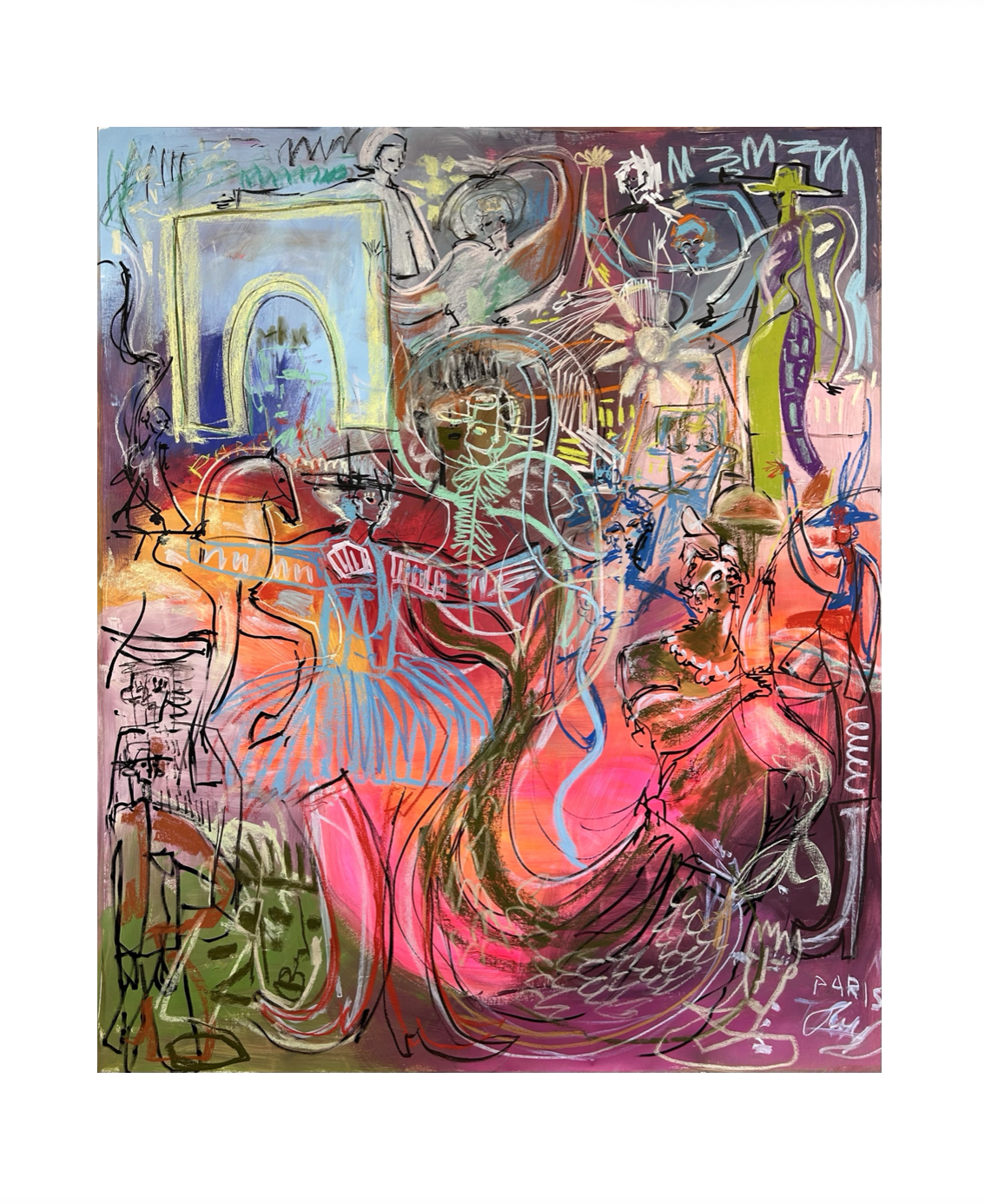 A Weekend In Paris - Original Painting