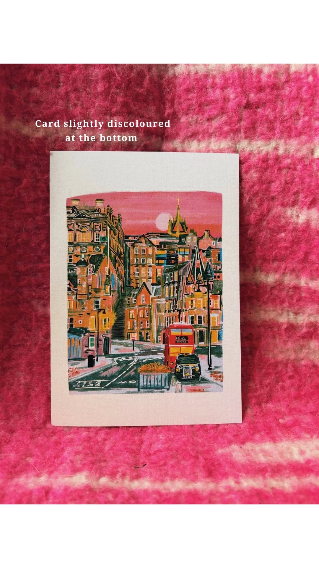 Misprint A5 Print - Edinburgh Old Town