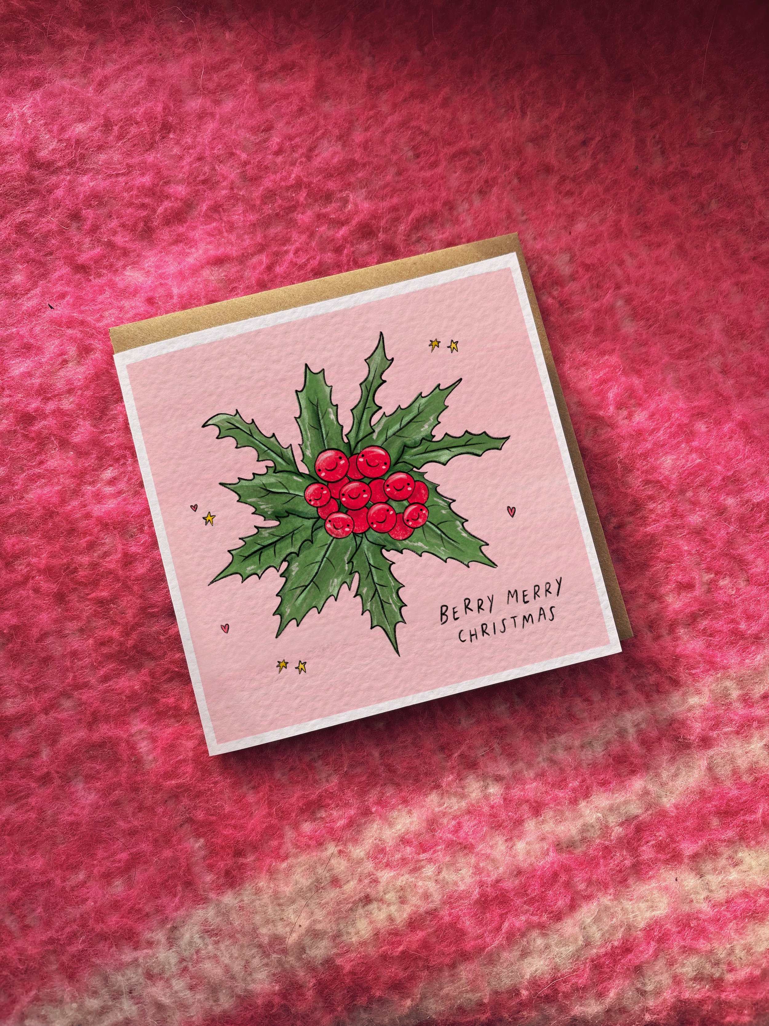Berry Merry Christmas card