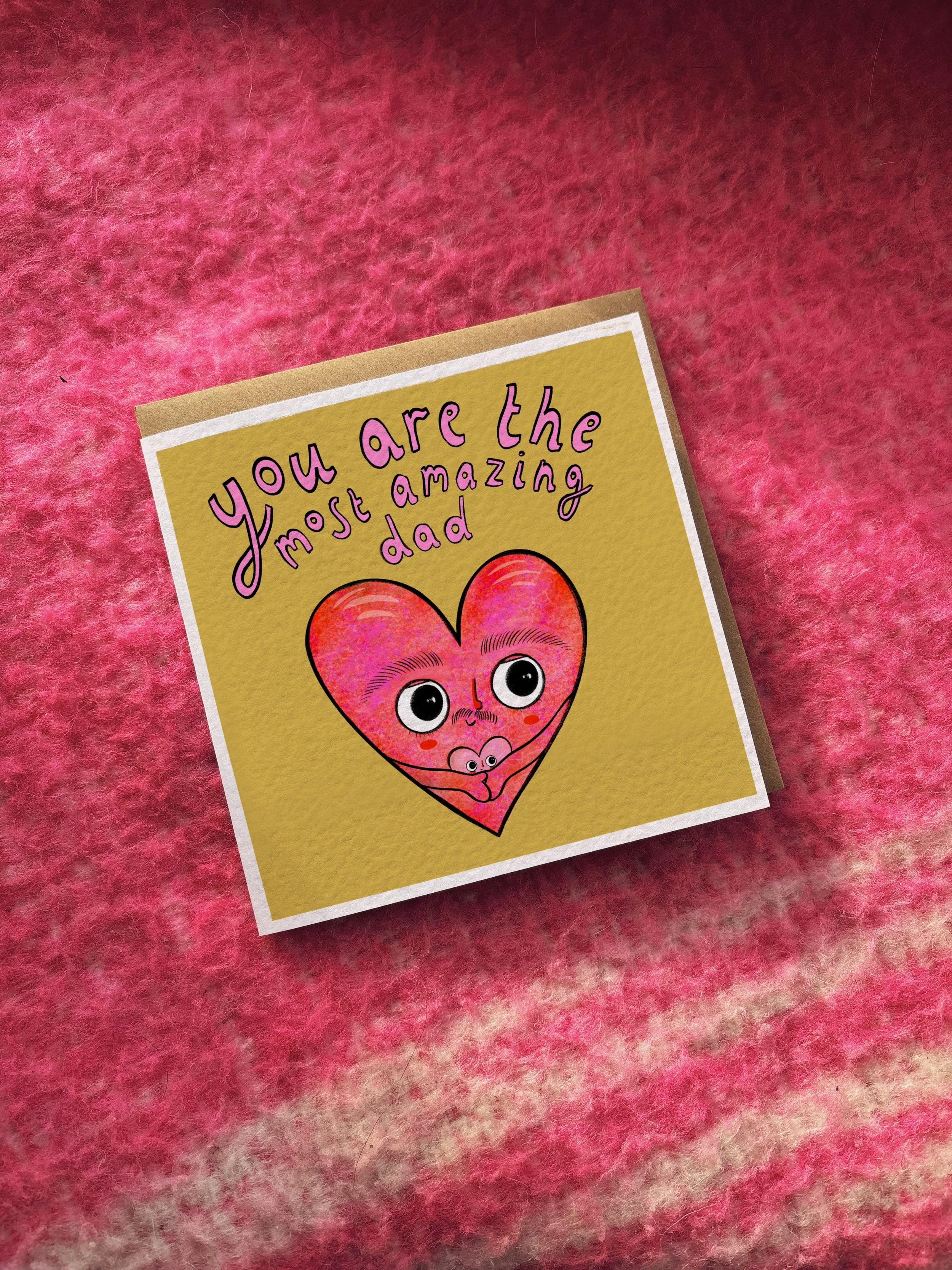 You Are The Most Amazing Dad/Grandad card (with alternative name options)