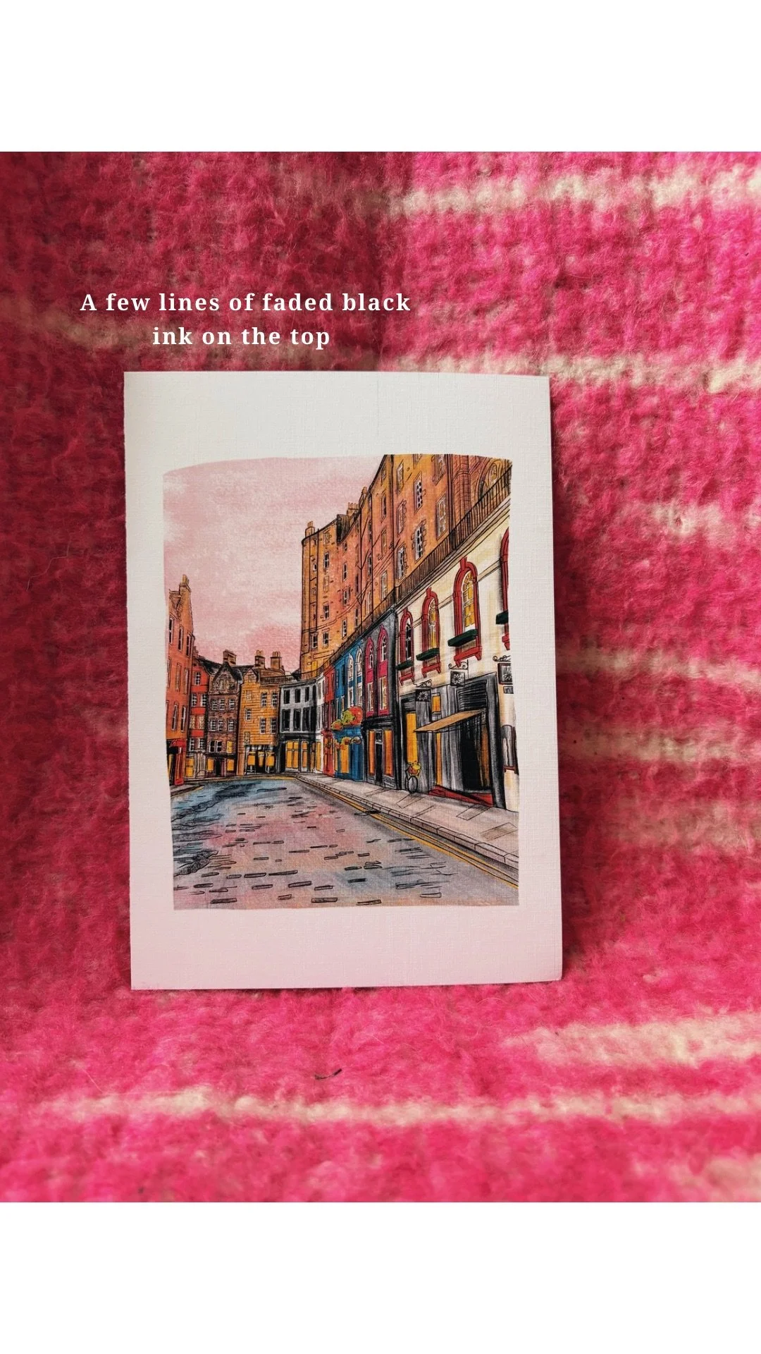 Misprint A5 Print - Edinburgh Victoria St