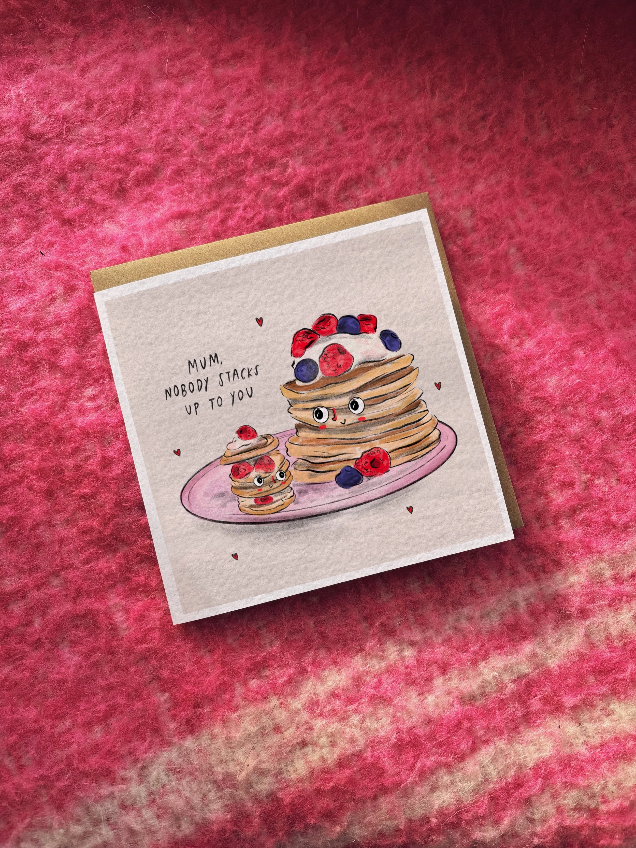Mum, Nobody Stacks up to You card (with alternative name options)