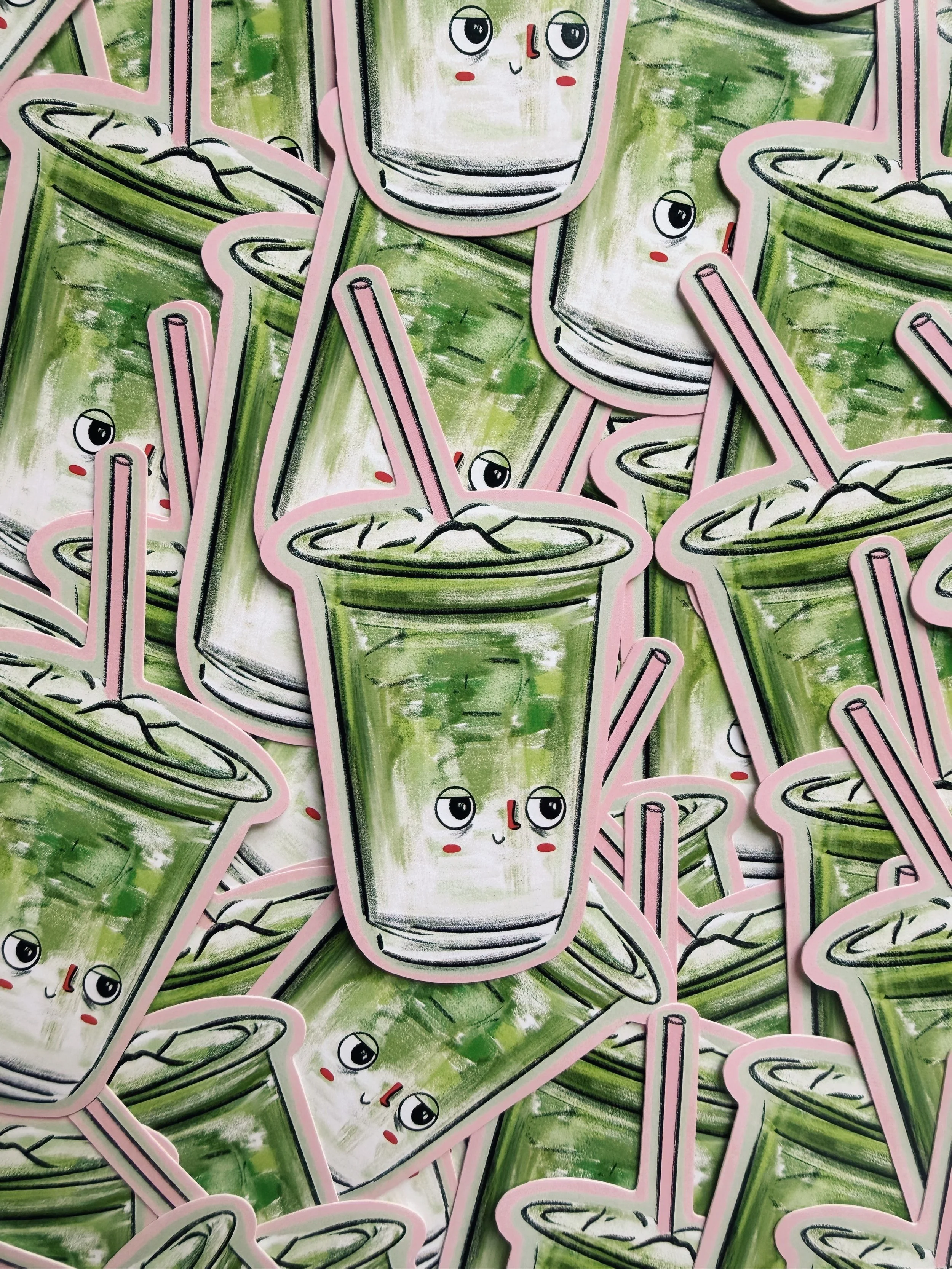 Iced Matcha Sticker