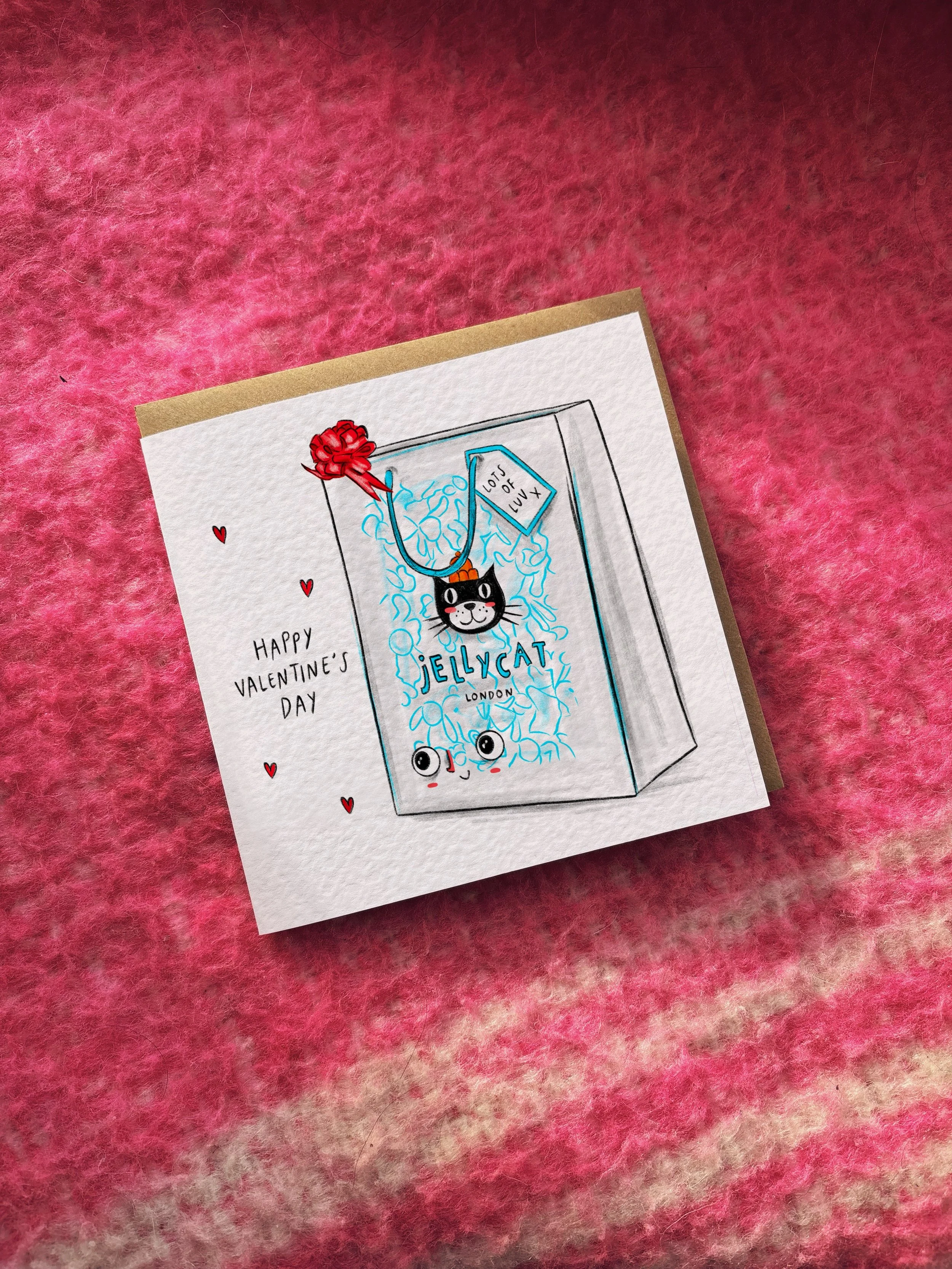 Happy Valentine’s Day (Jellycat) card
