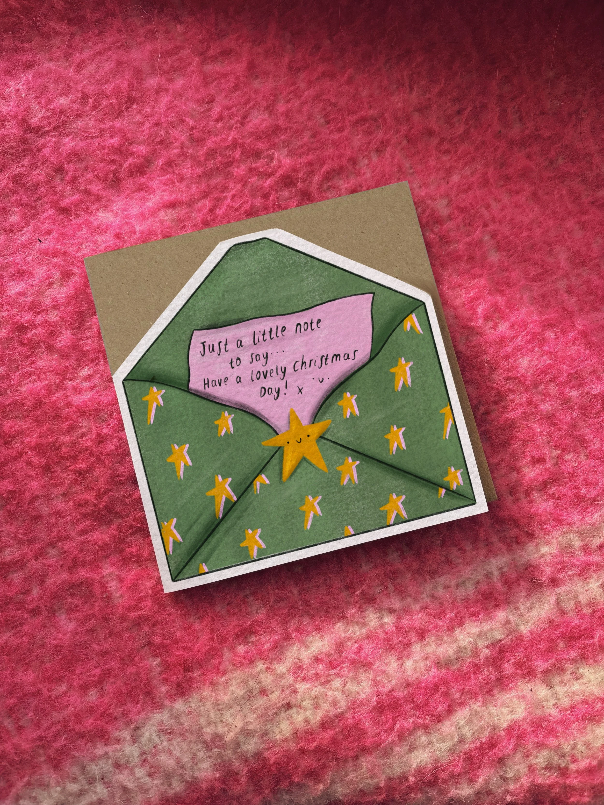 A Note to Say Have a Lovely Christmas Day card