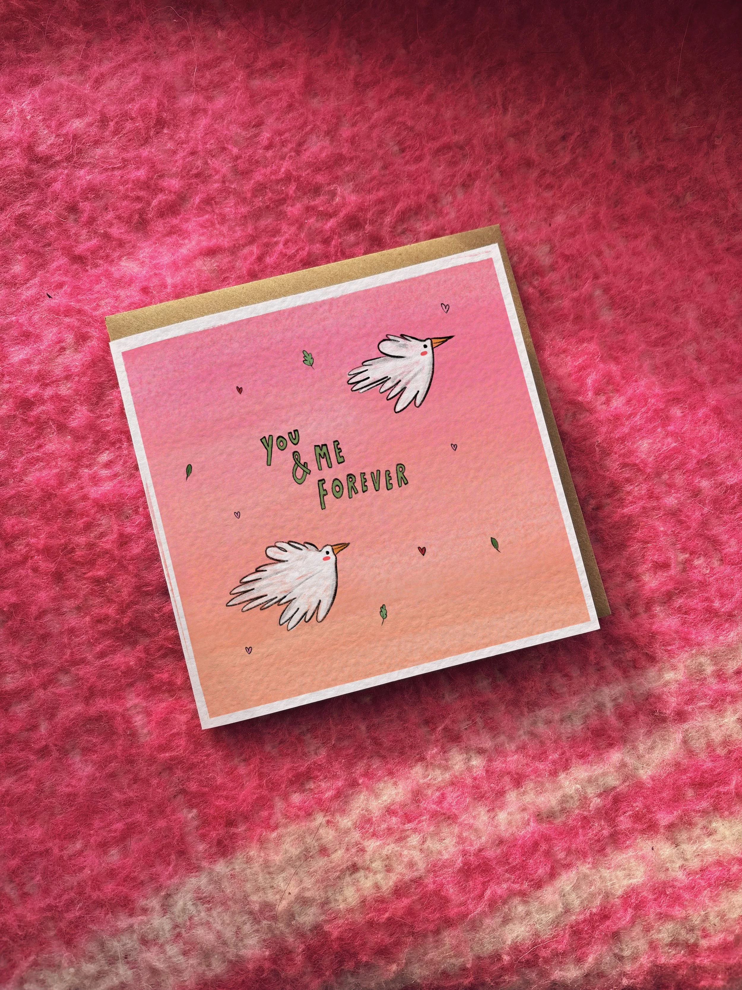 You & Me Forever card