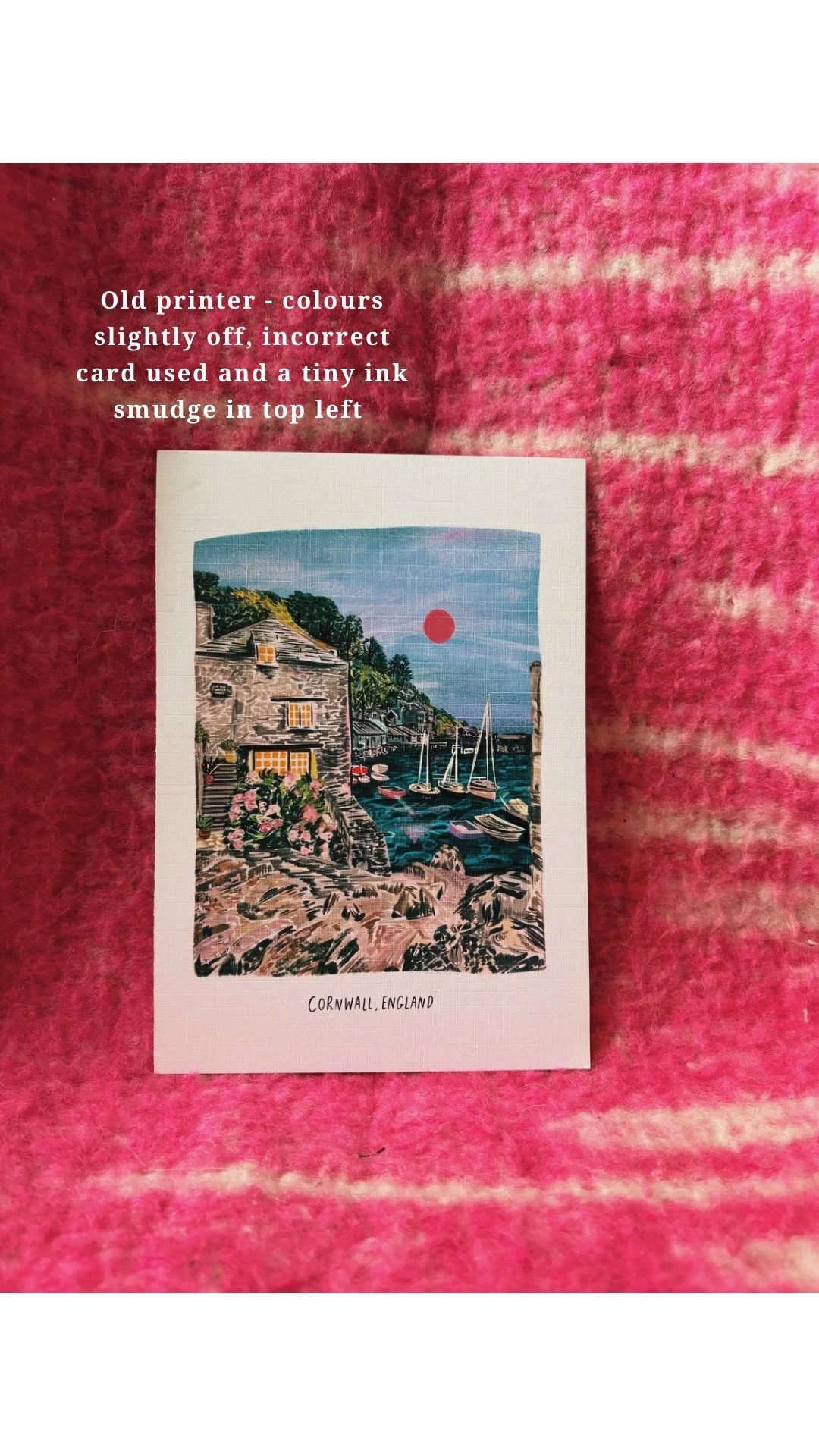Misprint A5 Print - Cornwall
