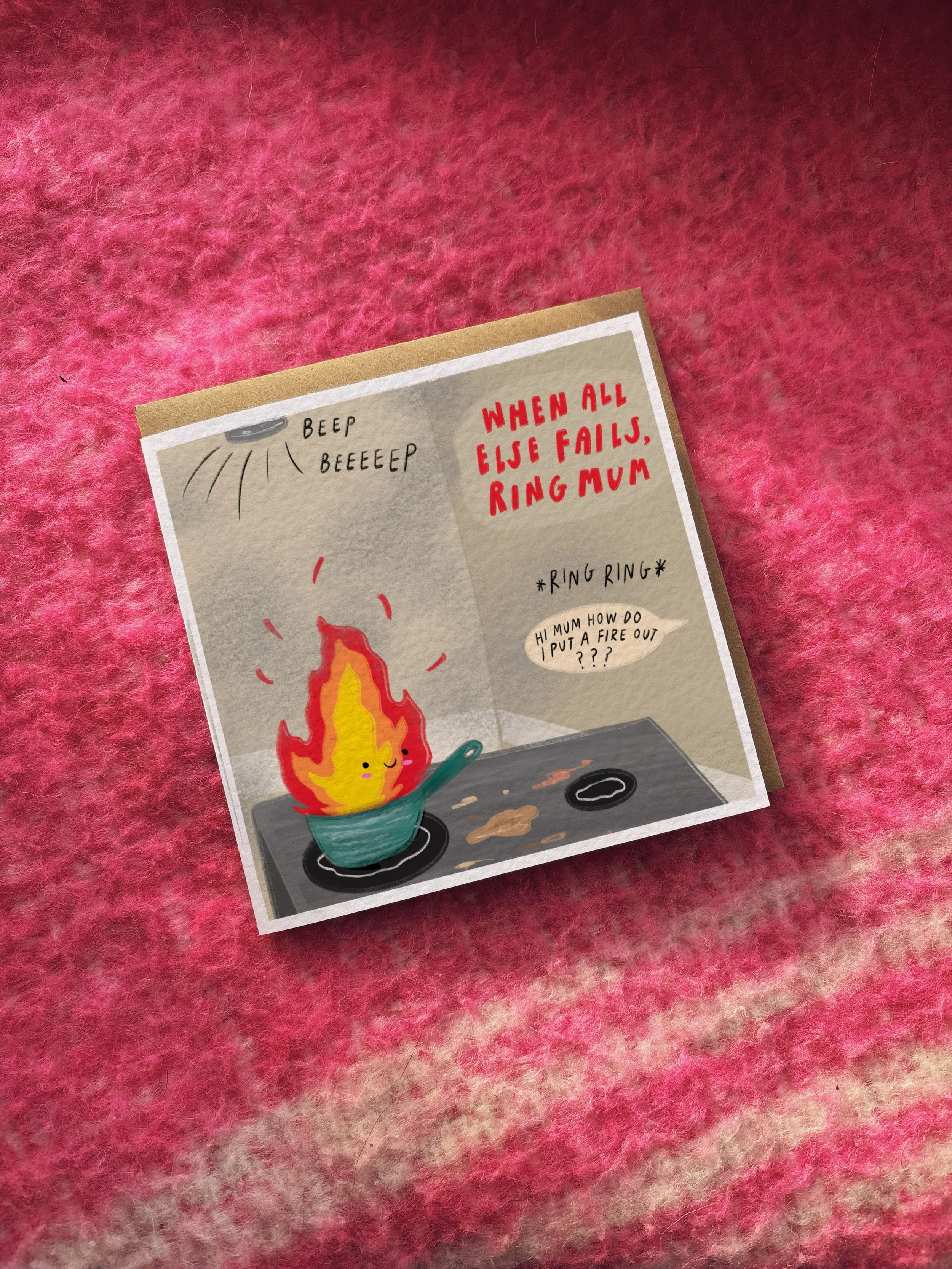 When All Else Fails, Ring Mum/Dad card
